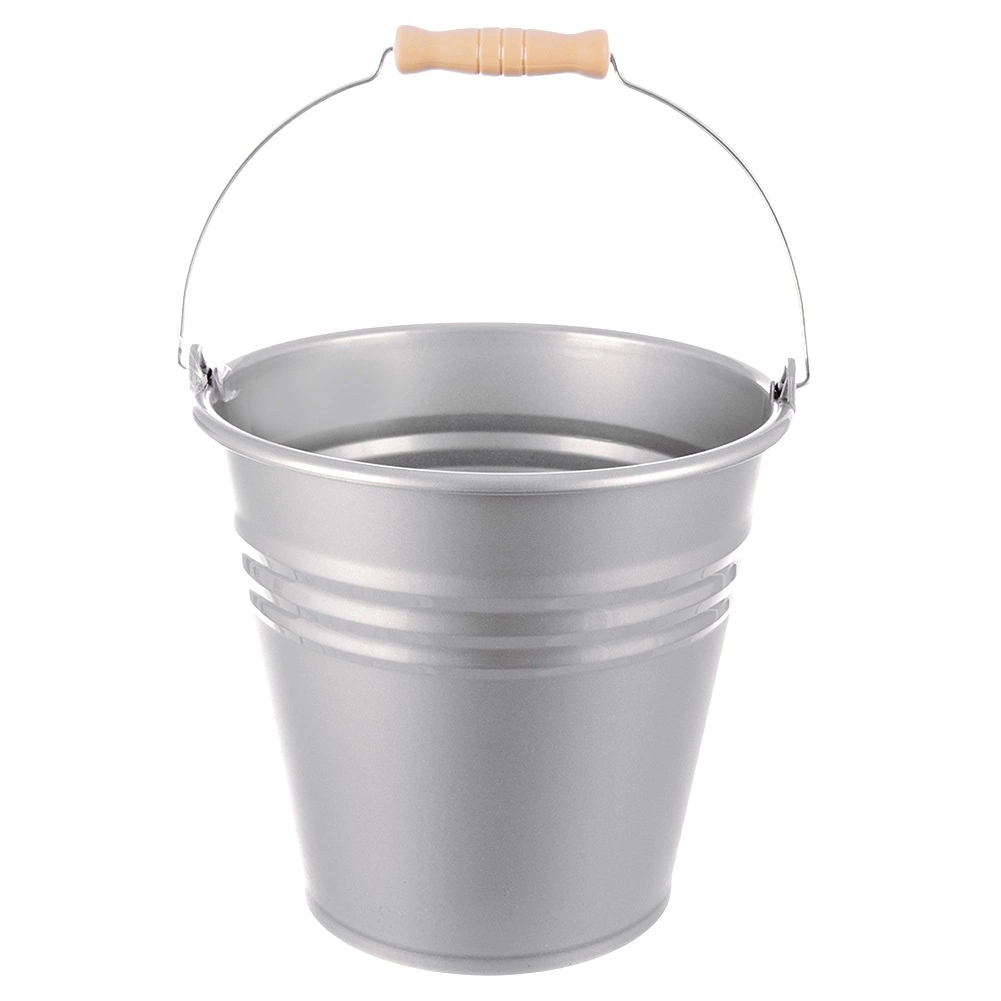 Plastikinis kibiras pilkas 7 l 2