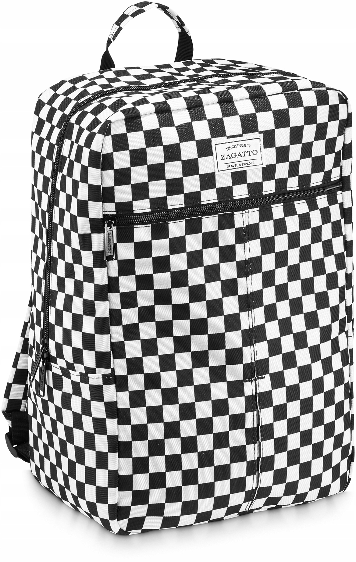 Kelioninė kuprinė Zagatto,20 l, juoda/balta