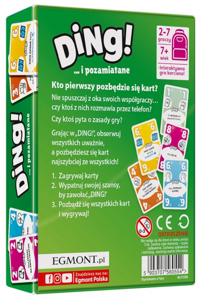 Stalo žaidimas egmont ding! ...ir nušlavė, pl