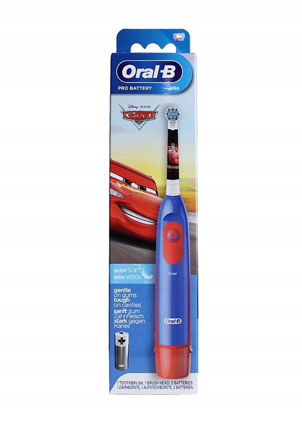 "Oral-B Advance Auta + zam Kids Red x8" dantų šepetėlis