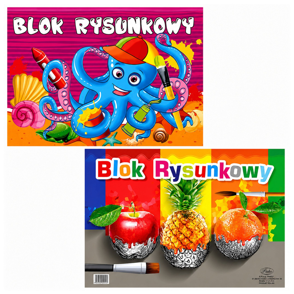 Piešimo bloknotas A3, baltas, 19 lapų