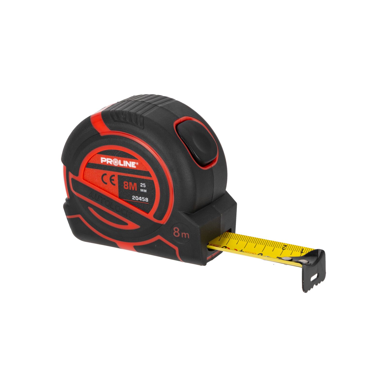 Ergonomiška matavimo juosta su auto stop funkcija, 8m/25mm