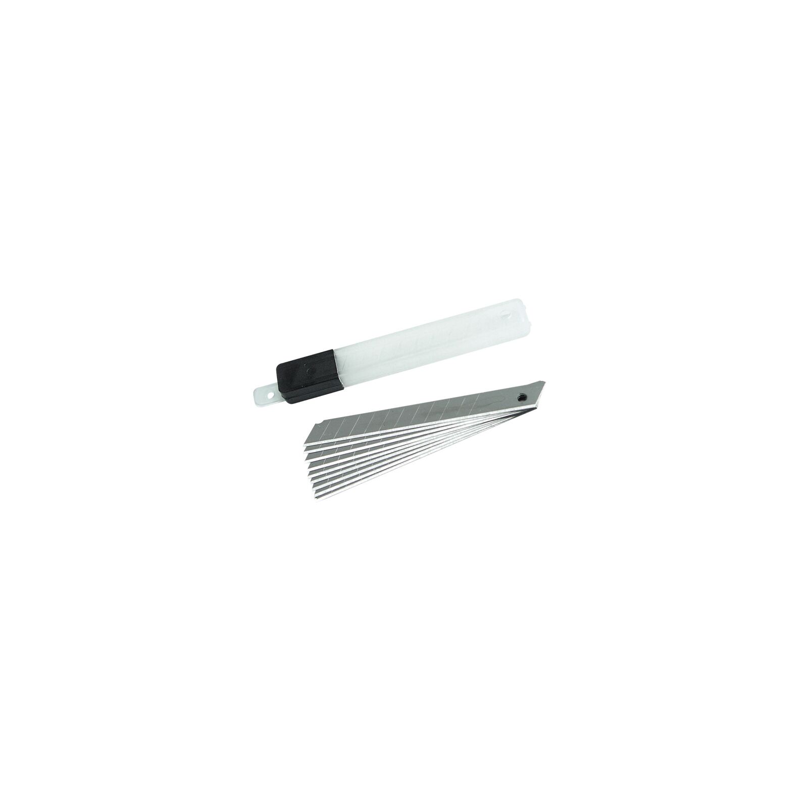 Ašmenys 18 mm 10 gb plastikinė dėžutė