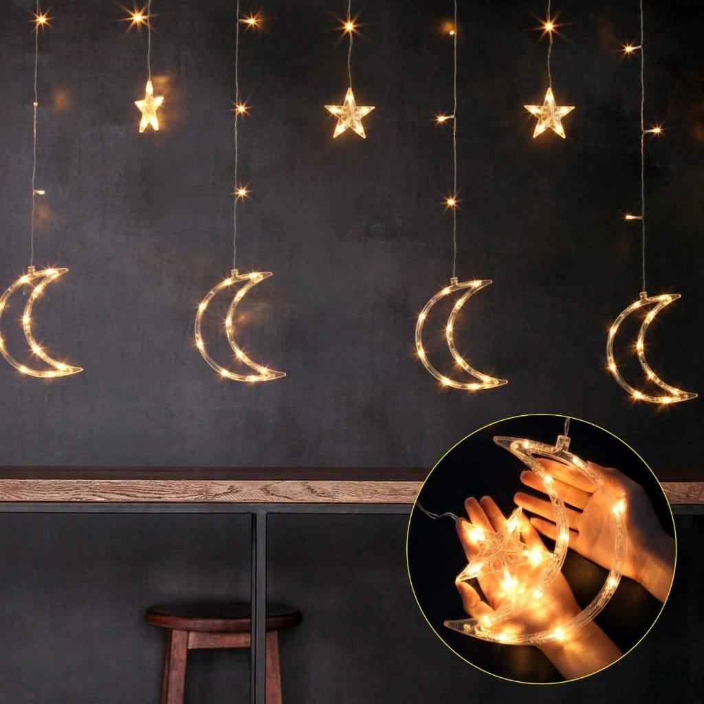 Multistore kalėdinė girlianda 96 led