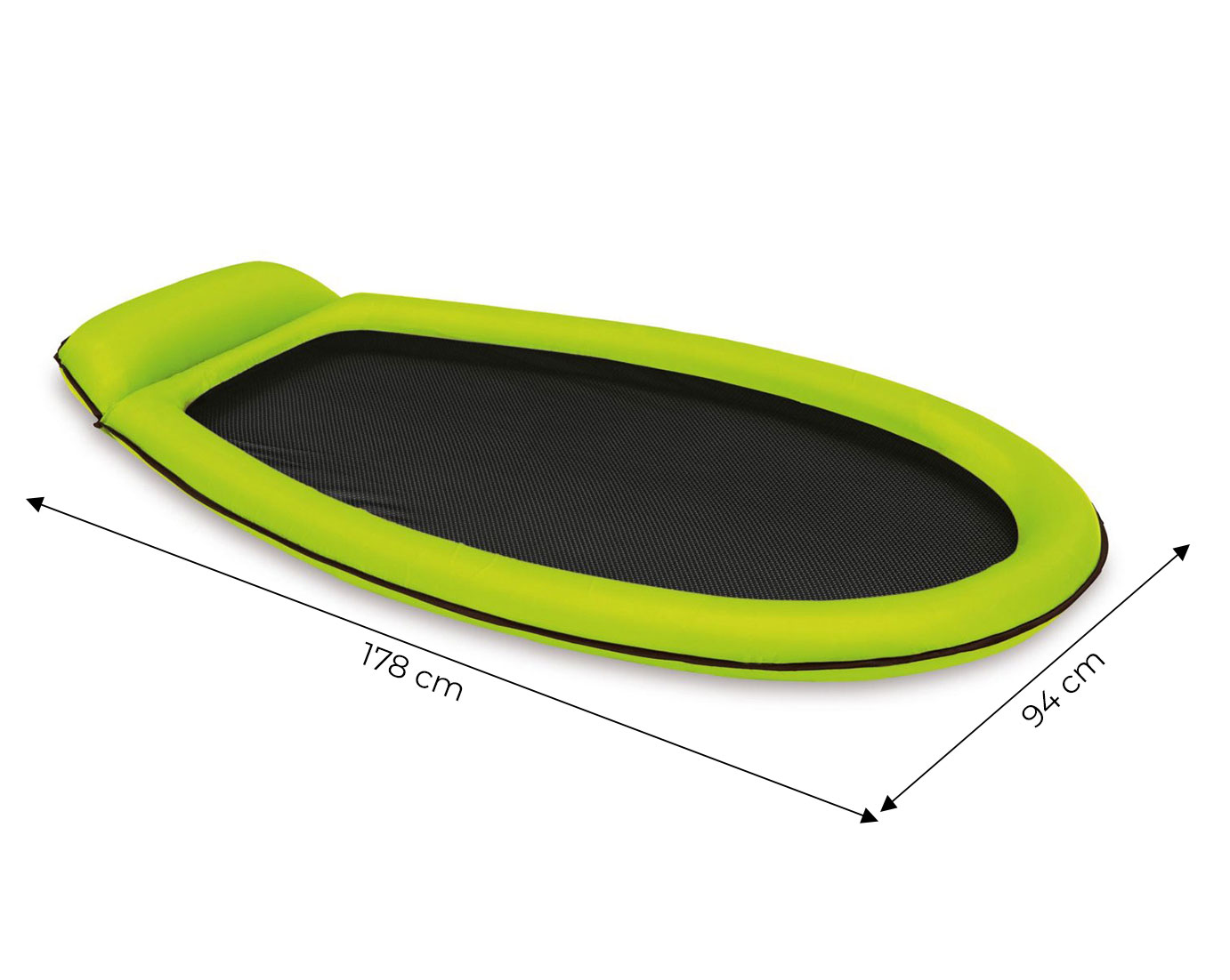 Pripučiamas plaukiojimo čiužinys INTEX 58836, žalias