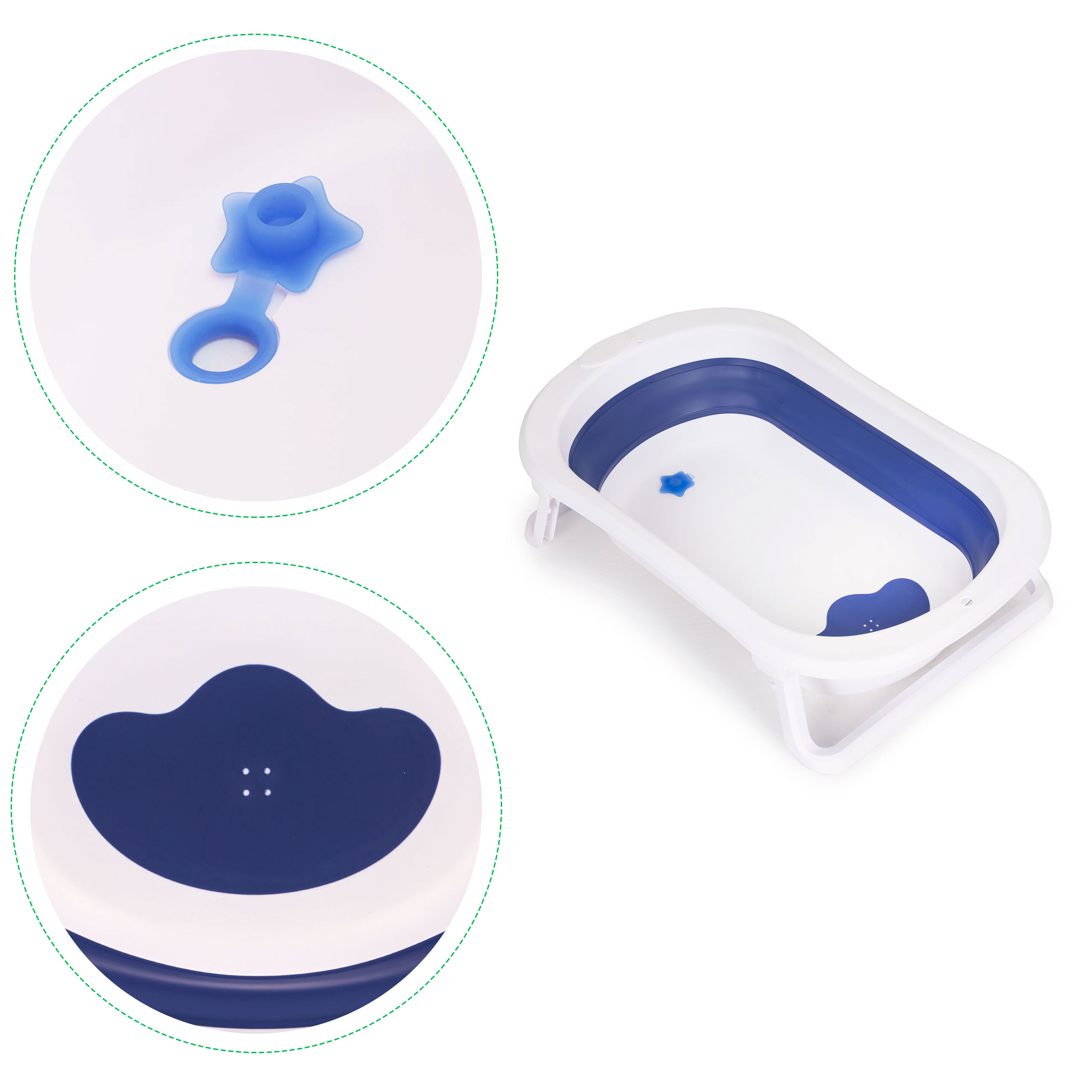 Sulankstoma vonelė Ecotoys, mėlyna