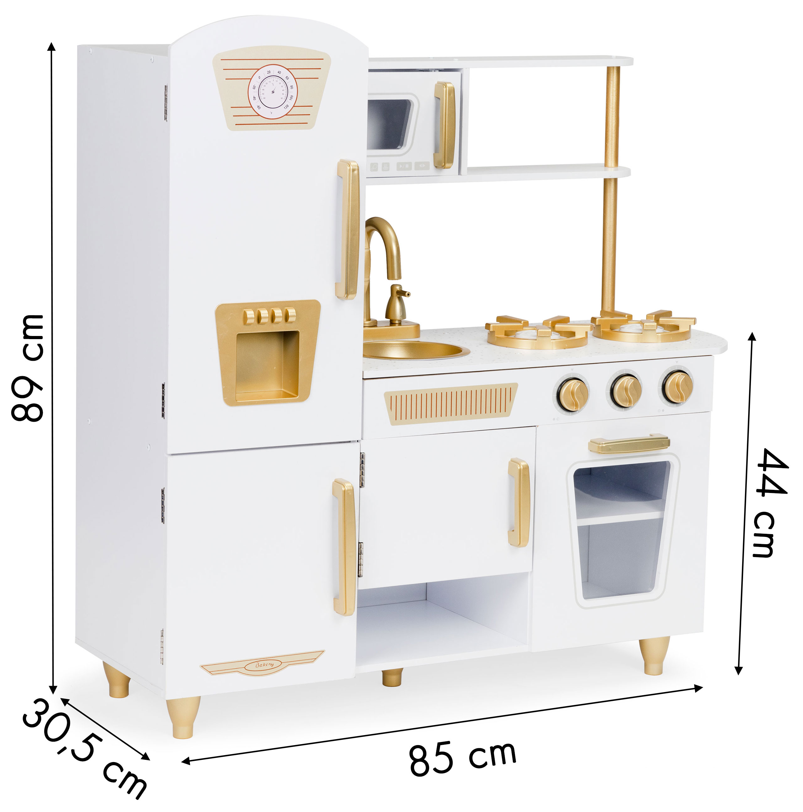 Medinė virtuvėlė su priedais ecotoys, 47267