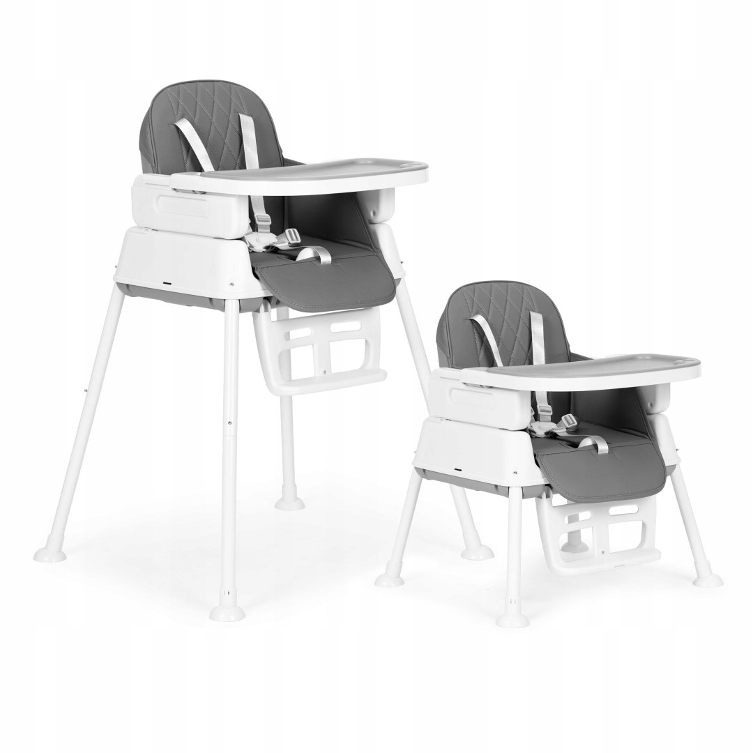 Maitinimo kėdutė eco toys 3in1 ha-009, pilka