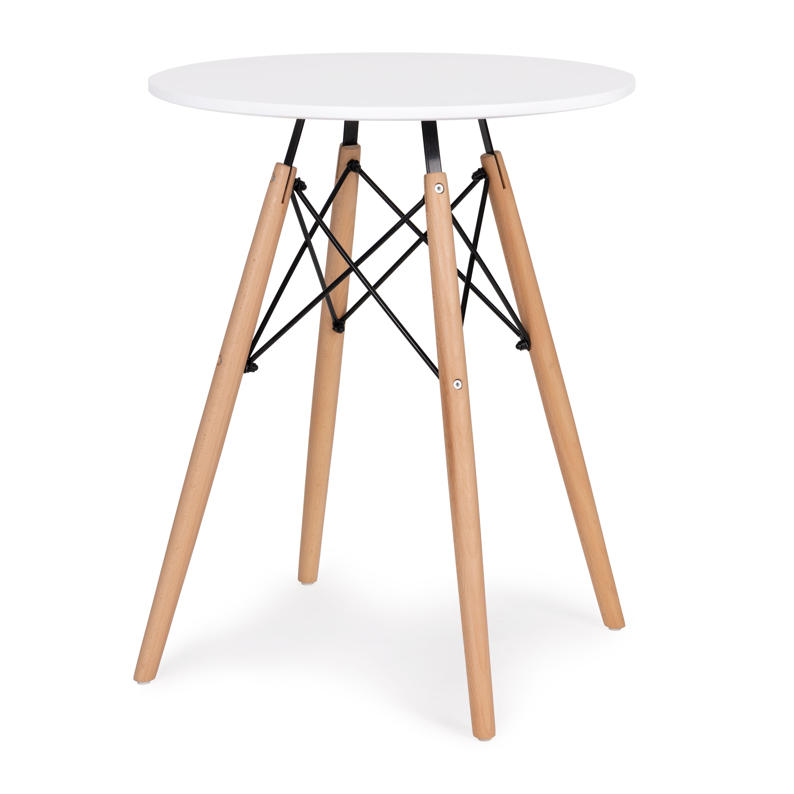 Stalas modernhome, rudas/baltas