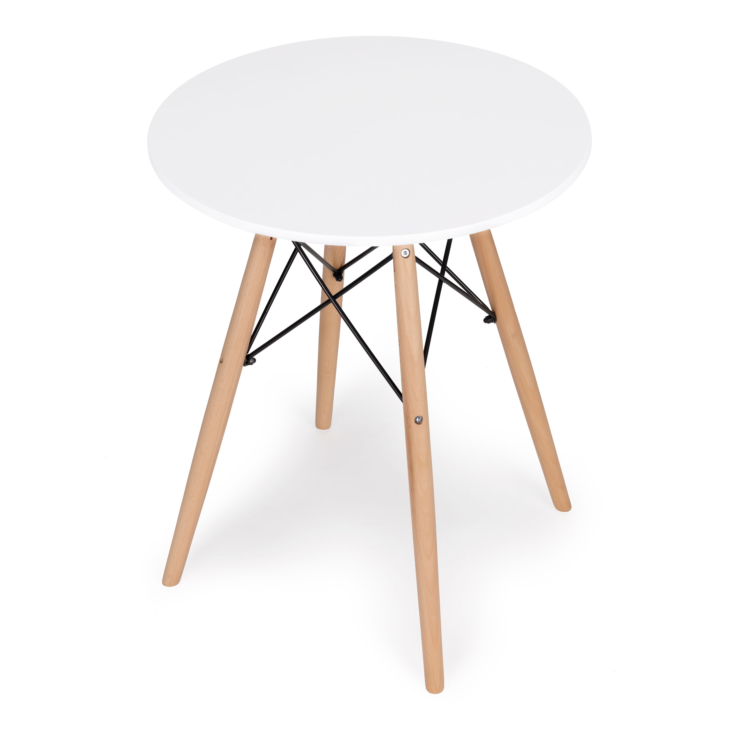 Stalas modernhome, rudas/baltas