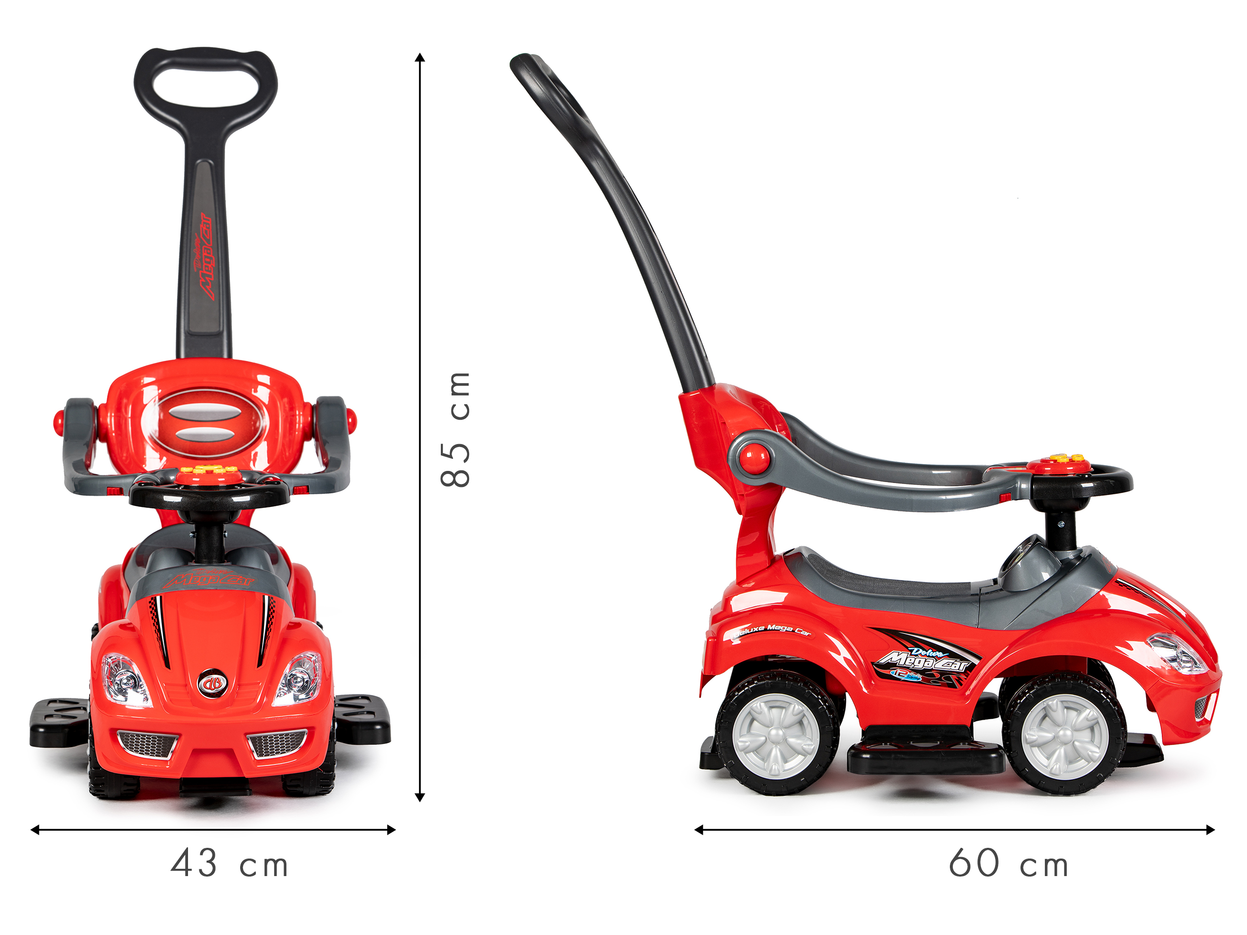 Paspiriama mašinėlė multistore 3in1, raudona