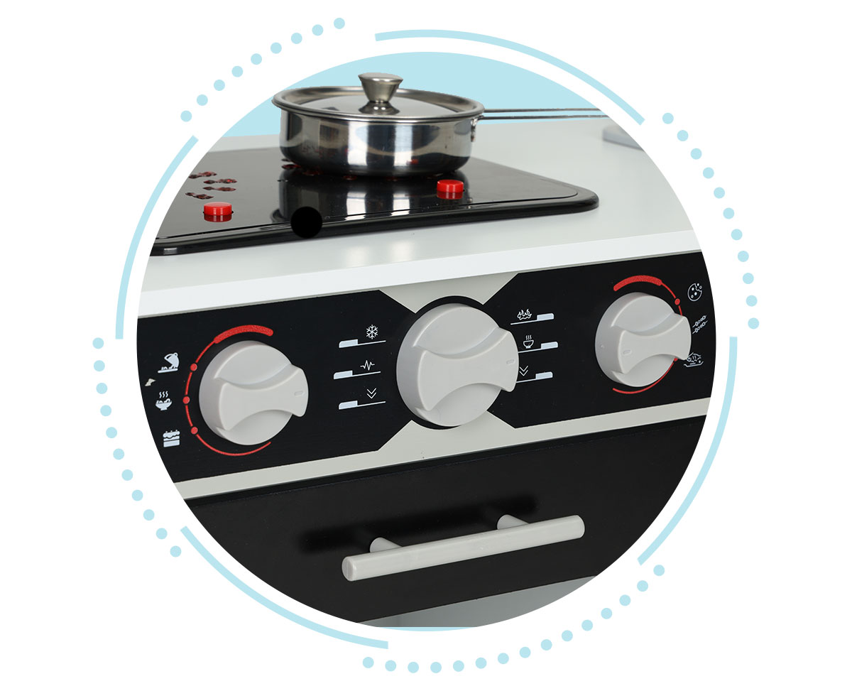 Medinė vaikiška virtuvė Eco Toys PLK560