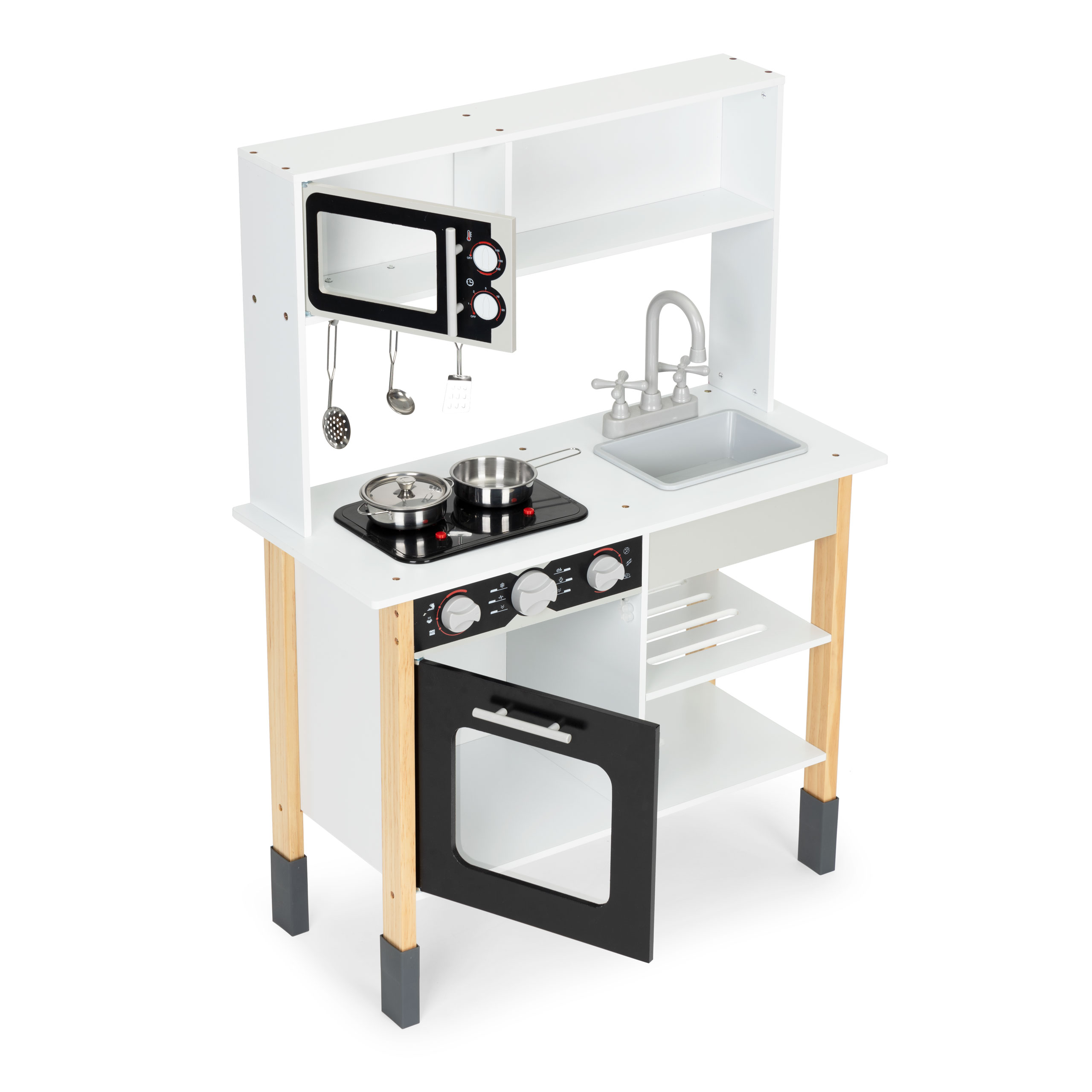 Medinė vaikiška virtuvė Eco Toys PLK560