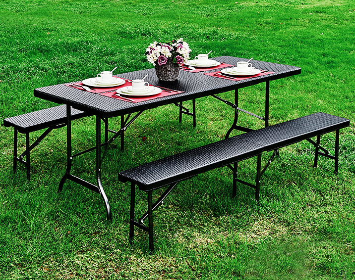 Lauko stalas ir suolas 180cm - modernhome