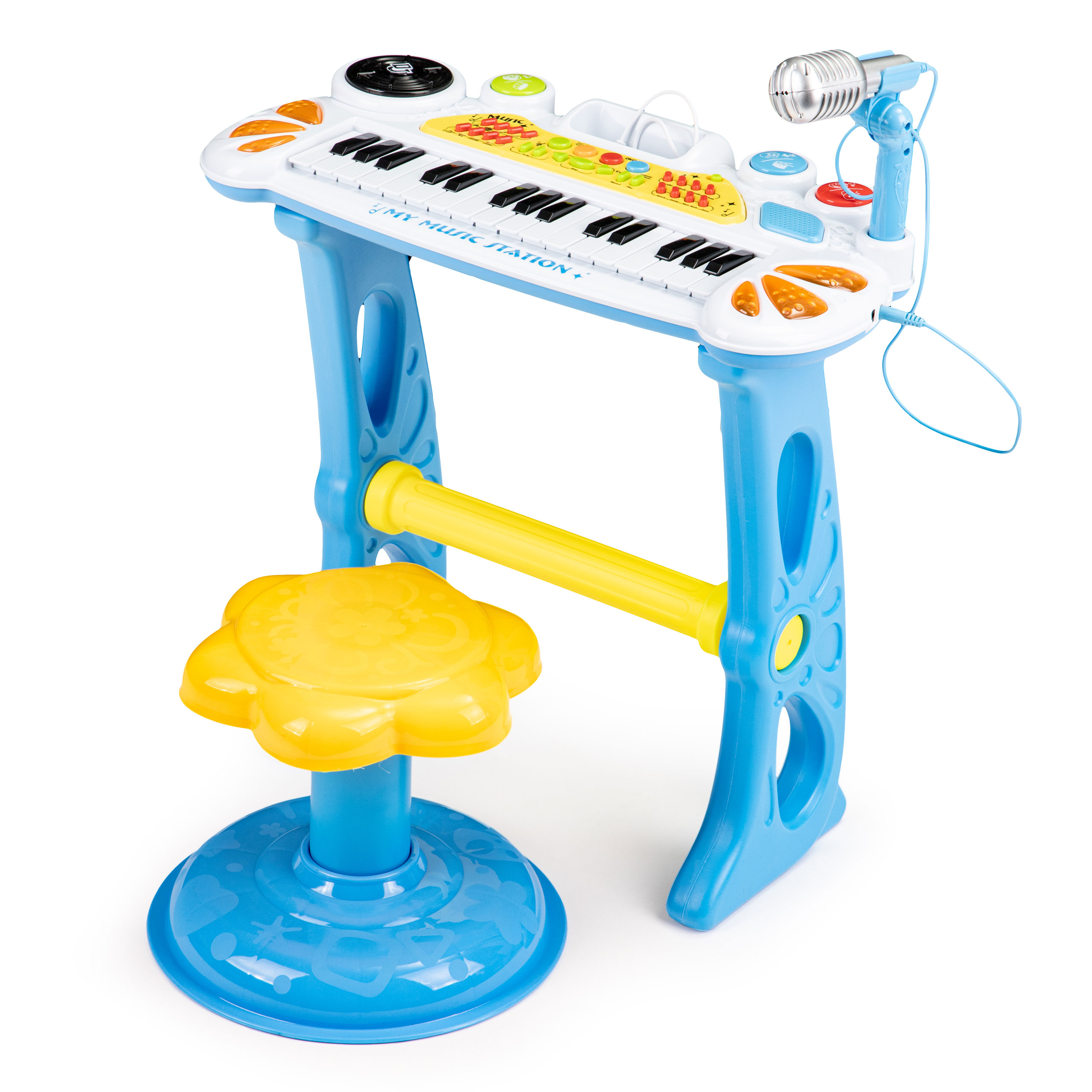 Pianinas su mp3 mikrofonu