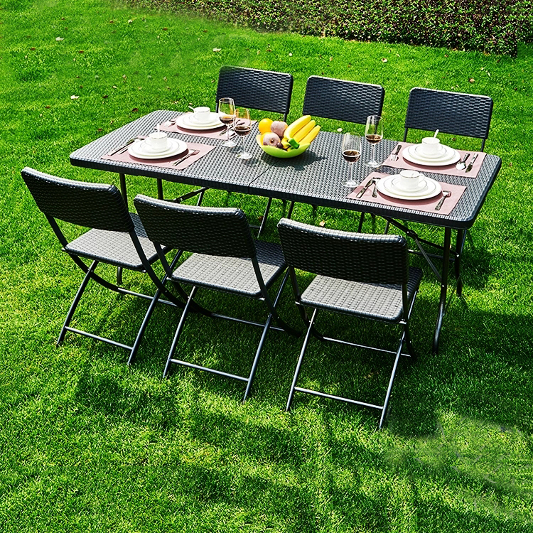 Stalas 180cm rattan