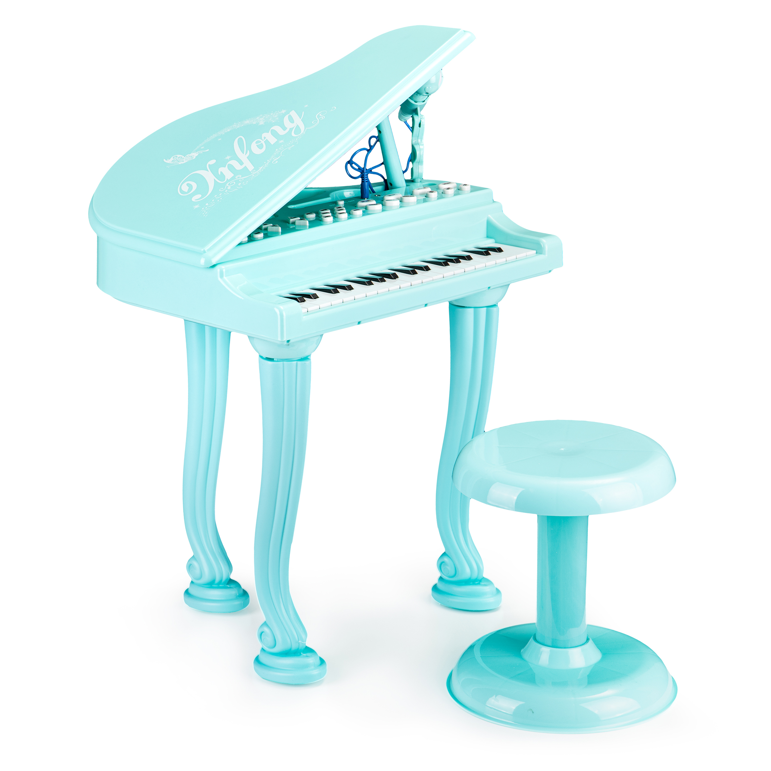 Fortepijonas su mp3 mikrofonu
