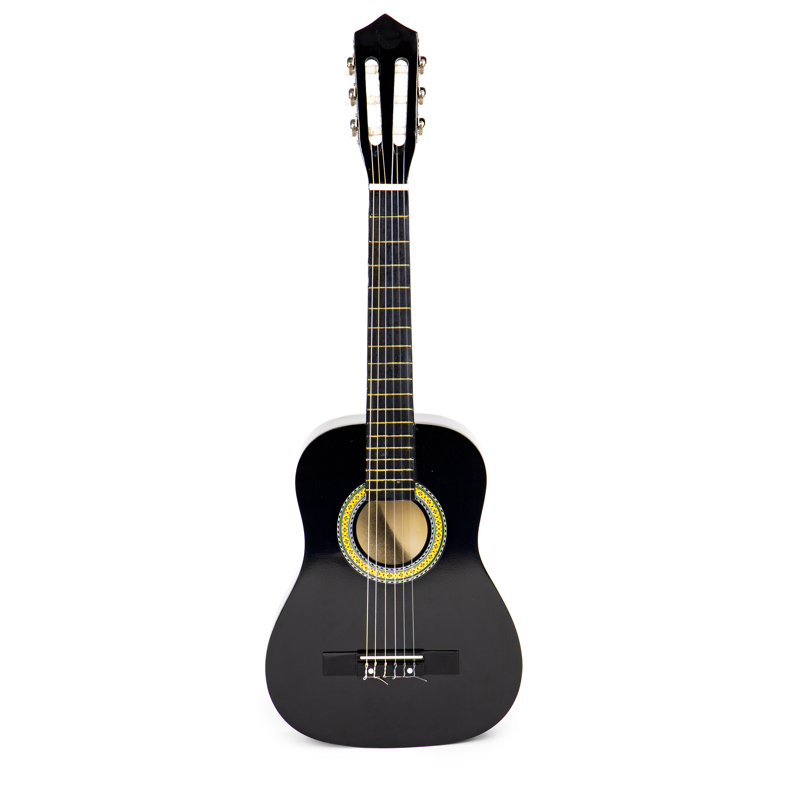 Vaikiška medinė gitara ecotoys, juoda