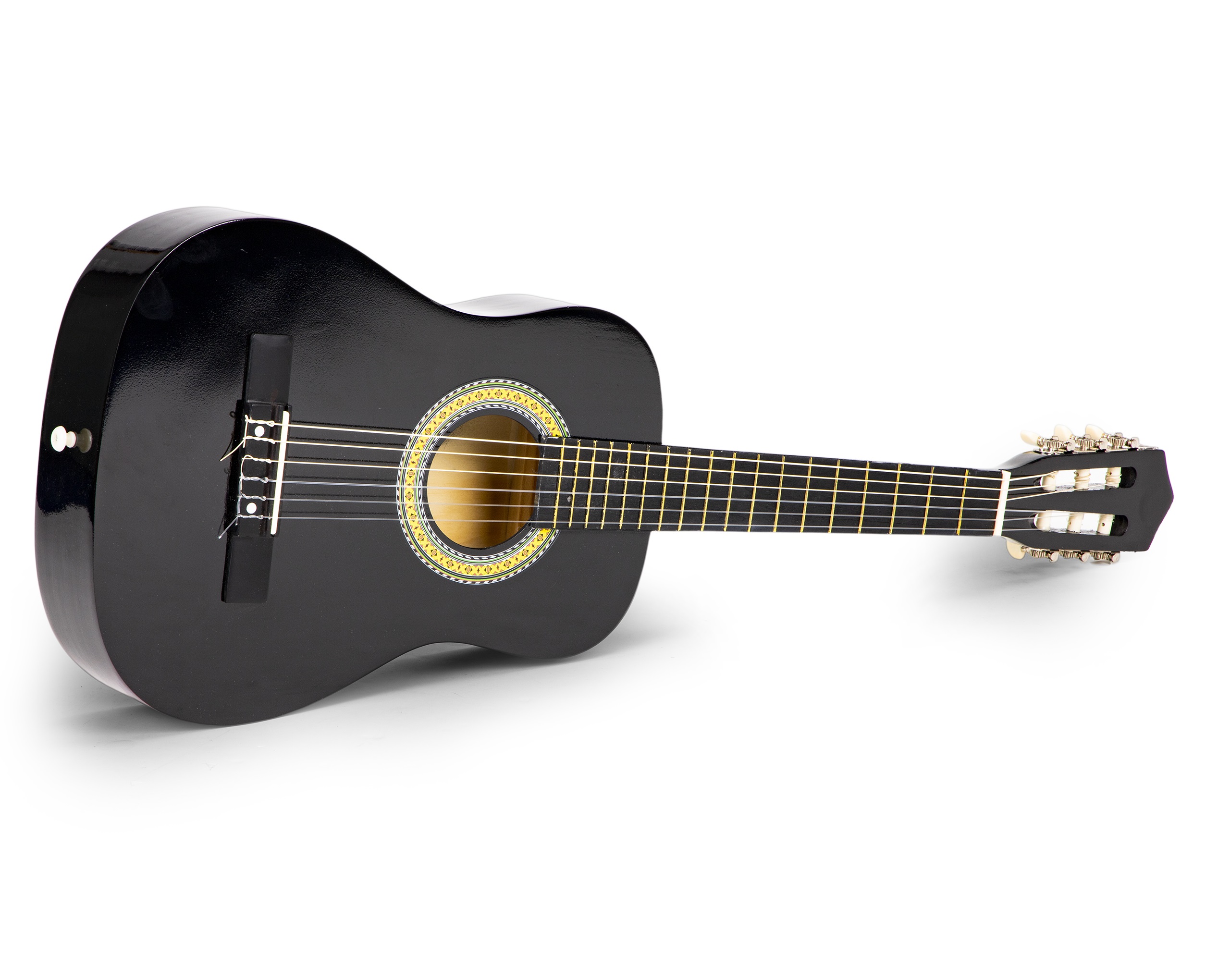 Vaikiška medinė gitara ecotoys, juoda