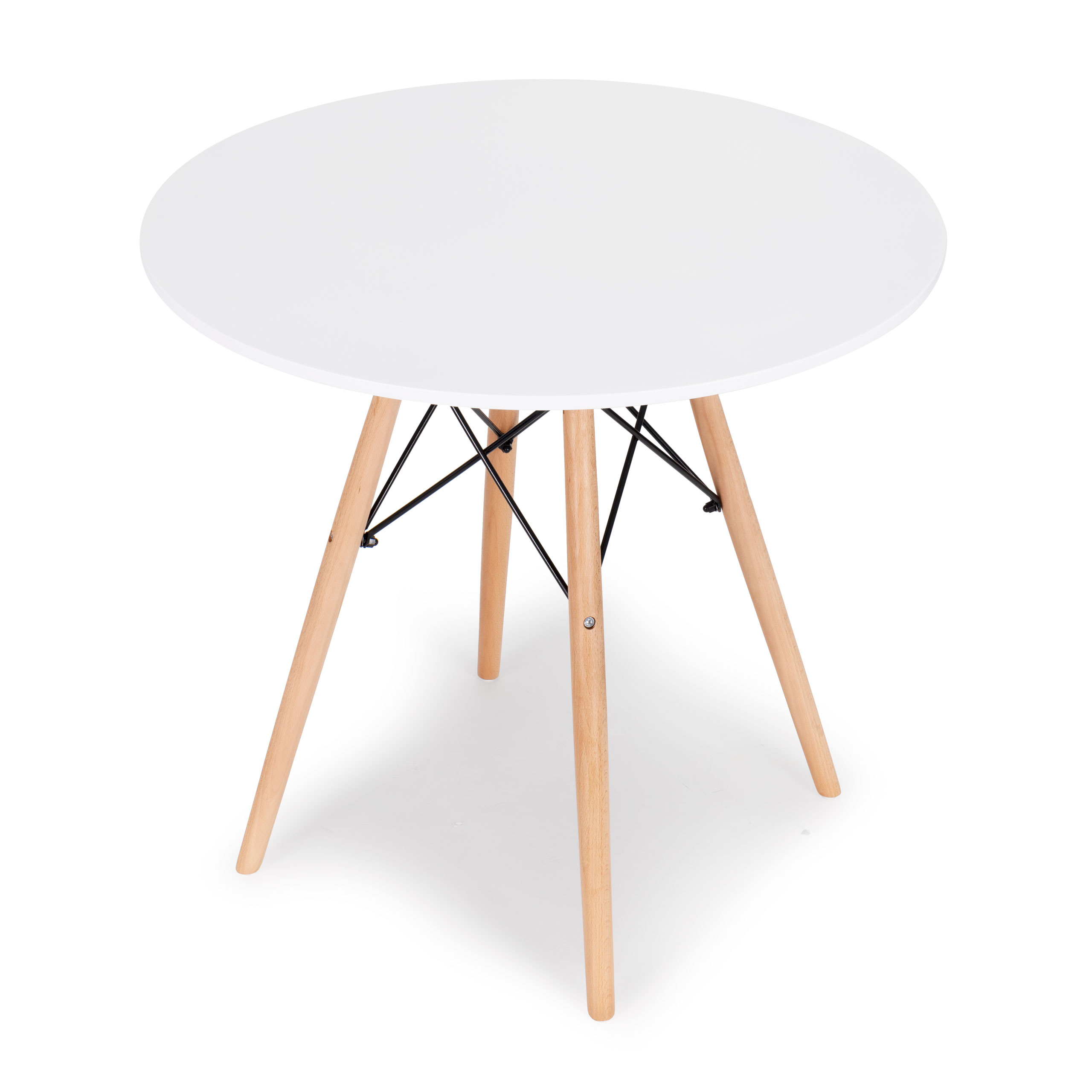 Stalas modernhome, baltas/rudas