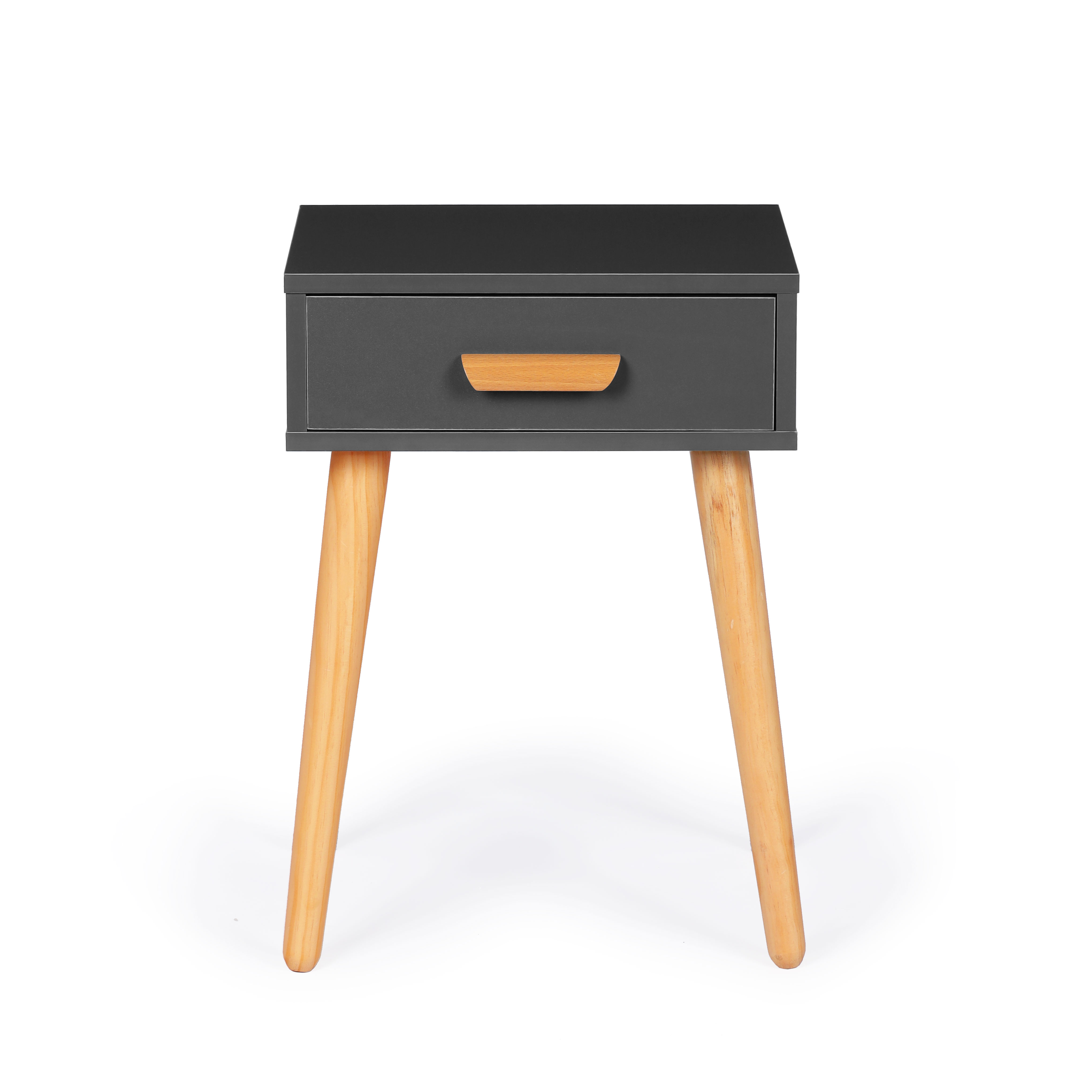 Spintelė Prie Lovos Modernhome, Pilka/Ruda