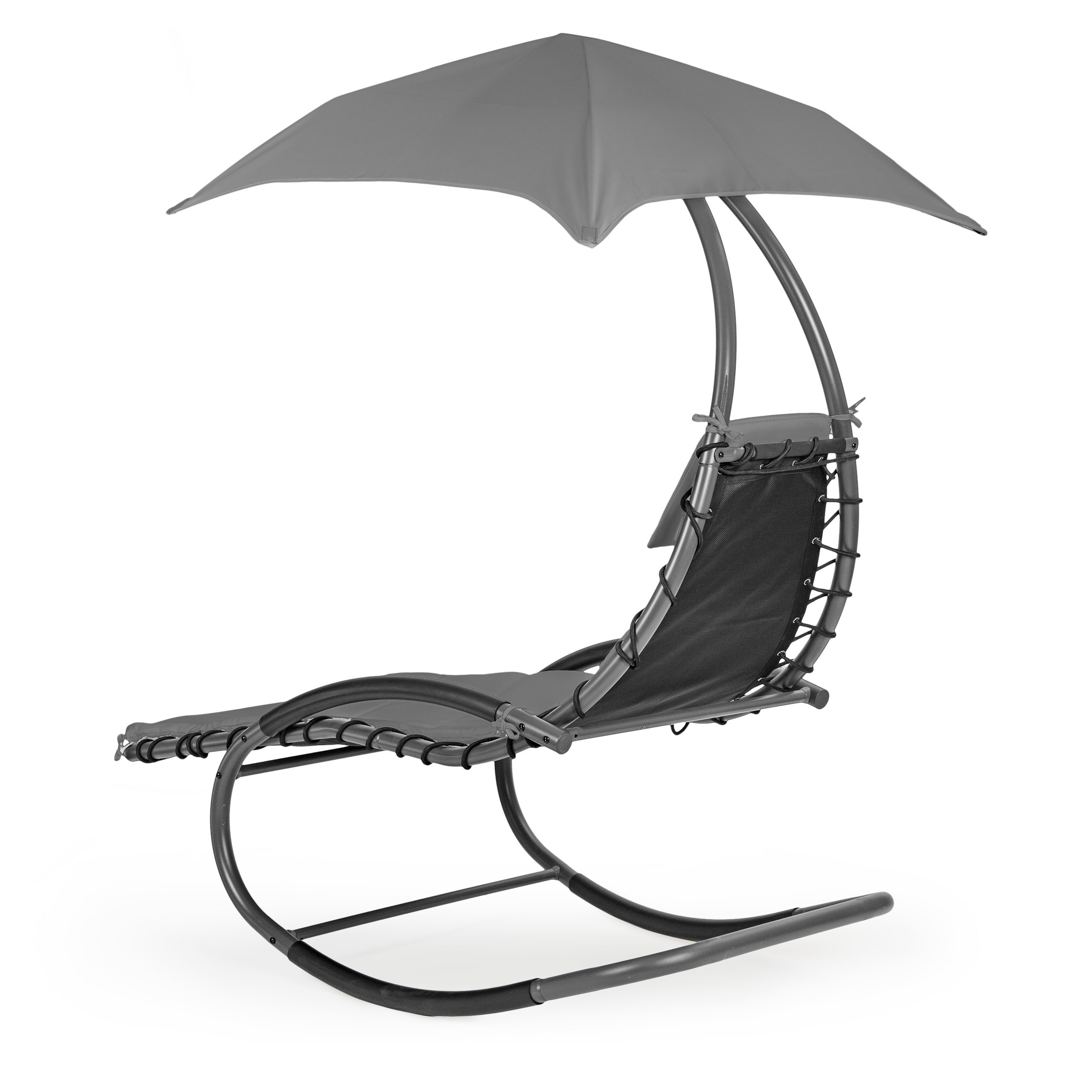 Pakabinamas supamas hamakas ModernHome PH158A, pilkas