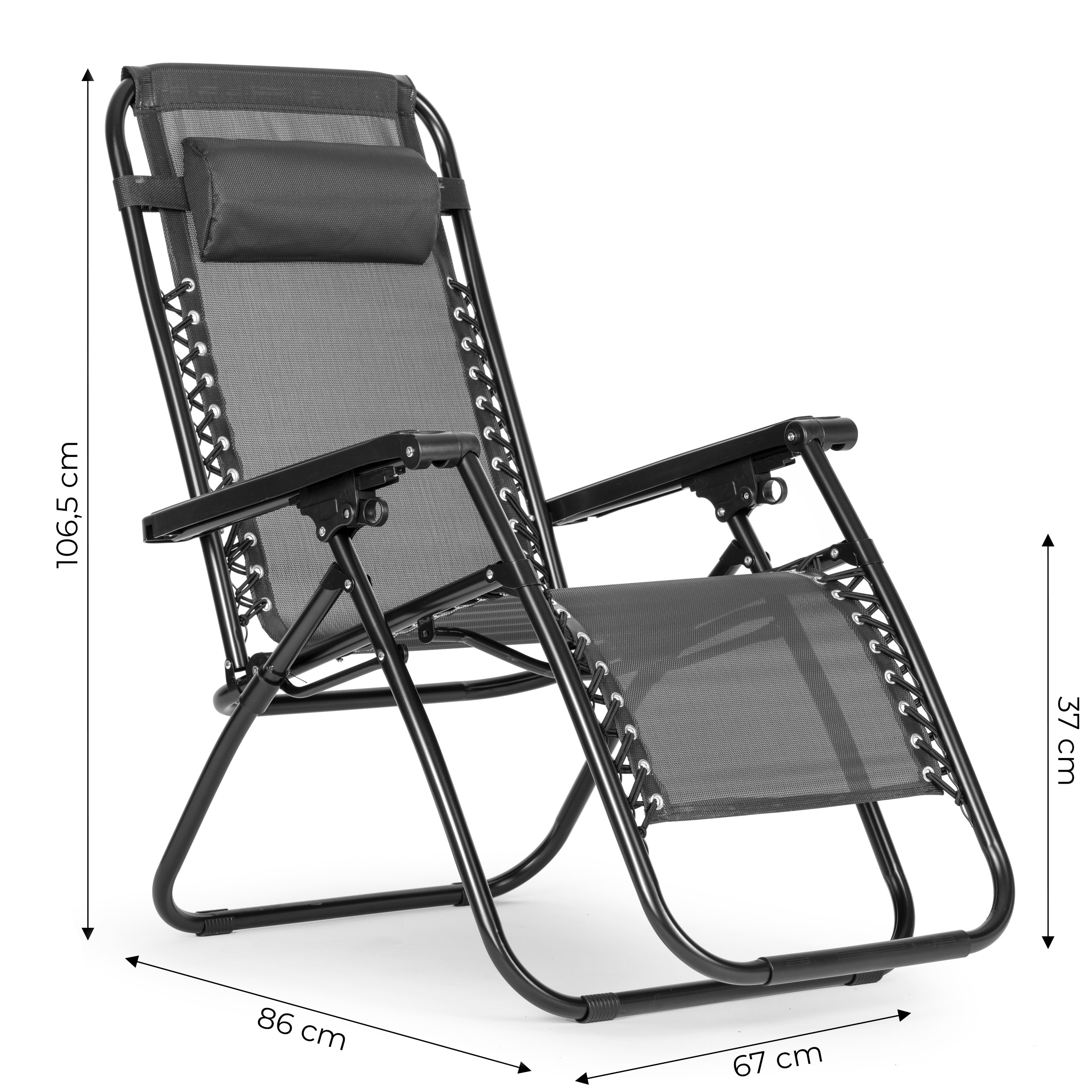 Sulankstomas gultas 72x107 cm modernhome, pilkas