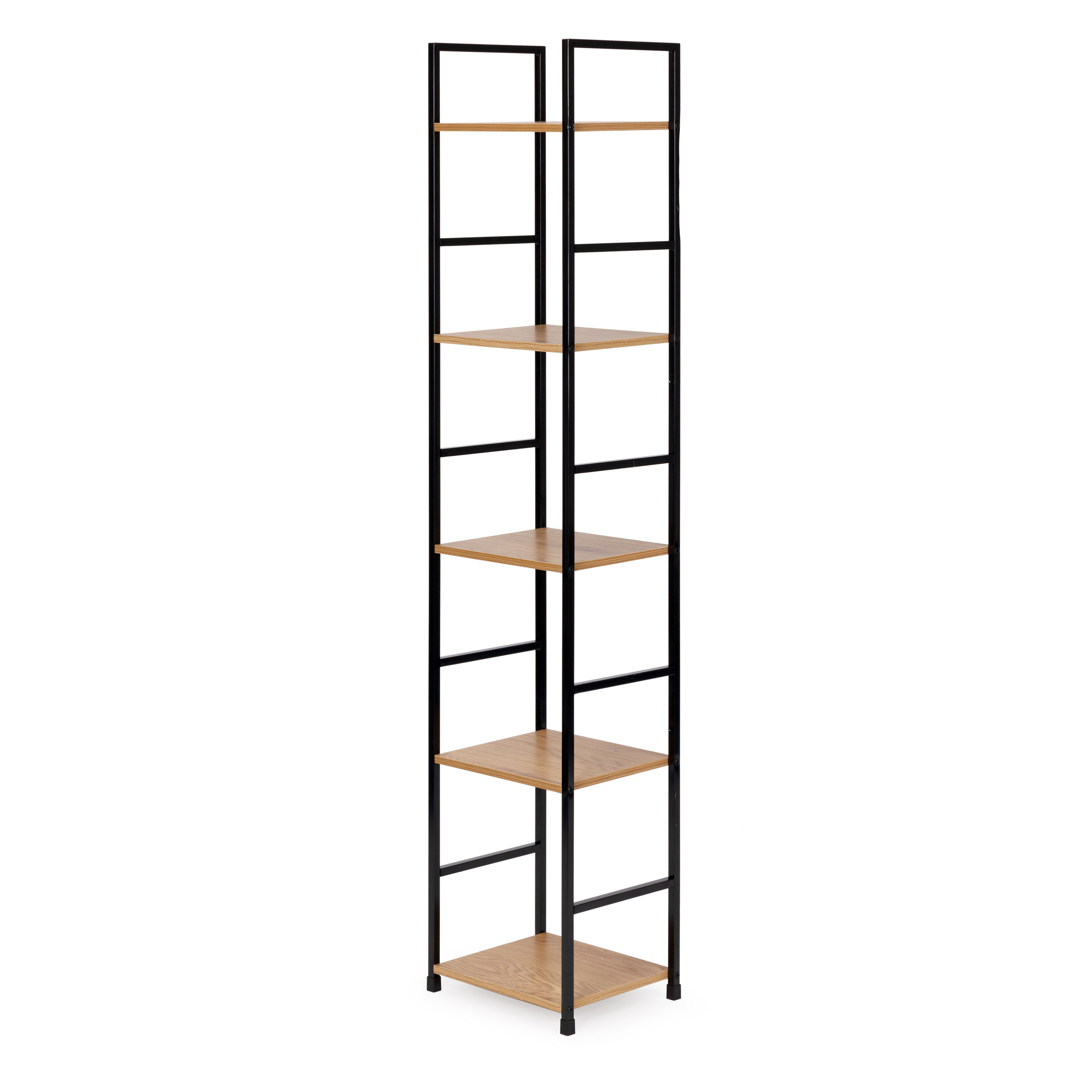 Knygų lentyna modernhome loft, 144,5x29x23,5 cm, ruda