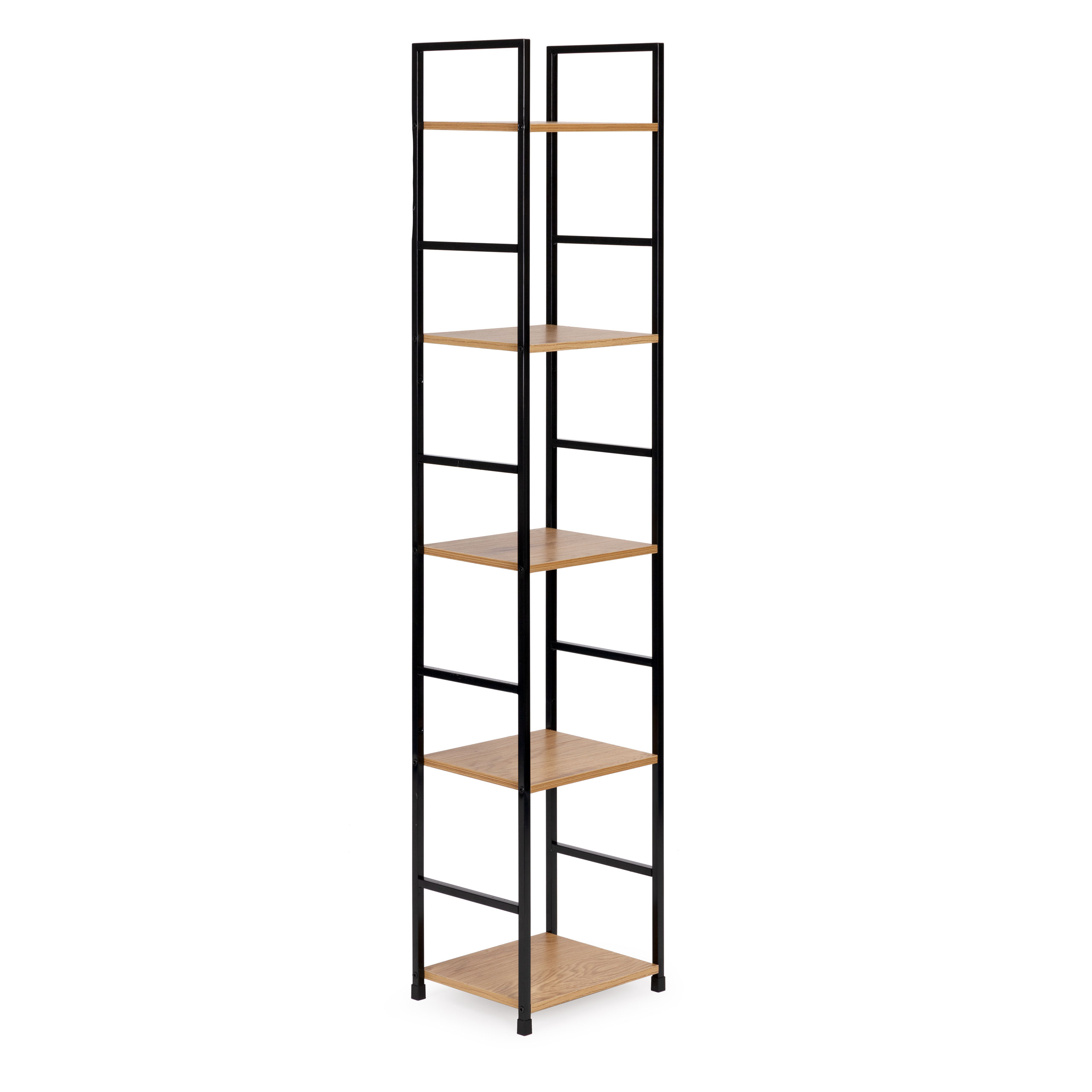 Knygų lentyna modernhome loft, 144,5x29x23,5 cm, ruda