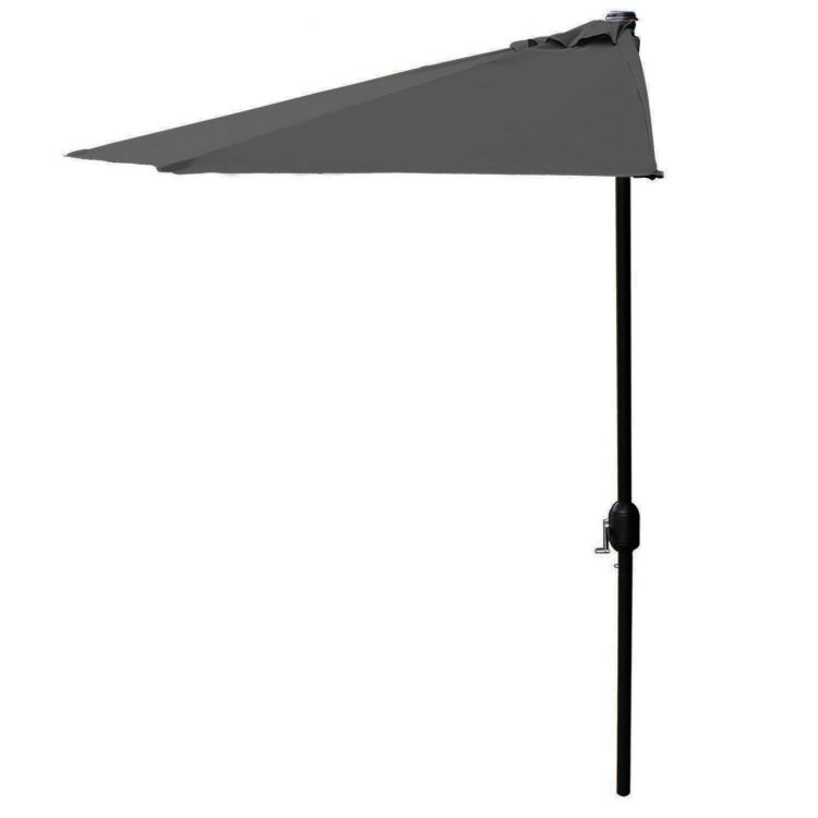 Pusinis skėtis 2.7 m gray