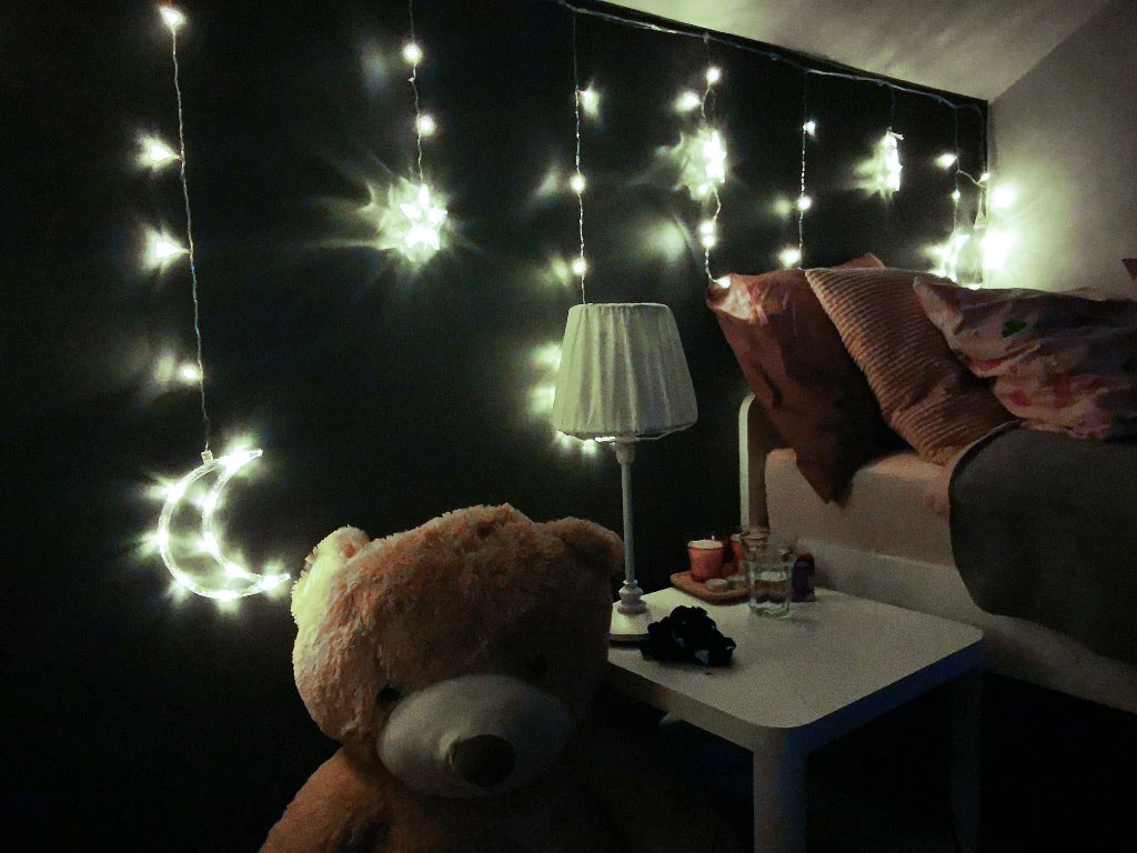 Girlianda mėnuliukai, 96led