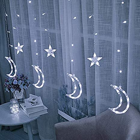Girlianda mėnuliukai, 96led