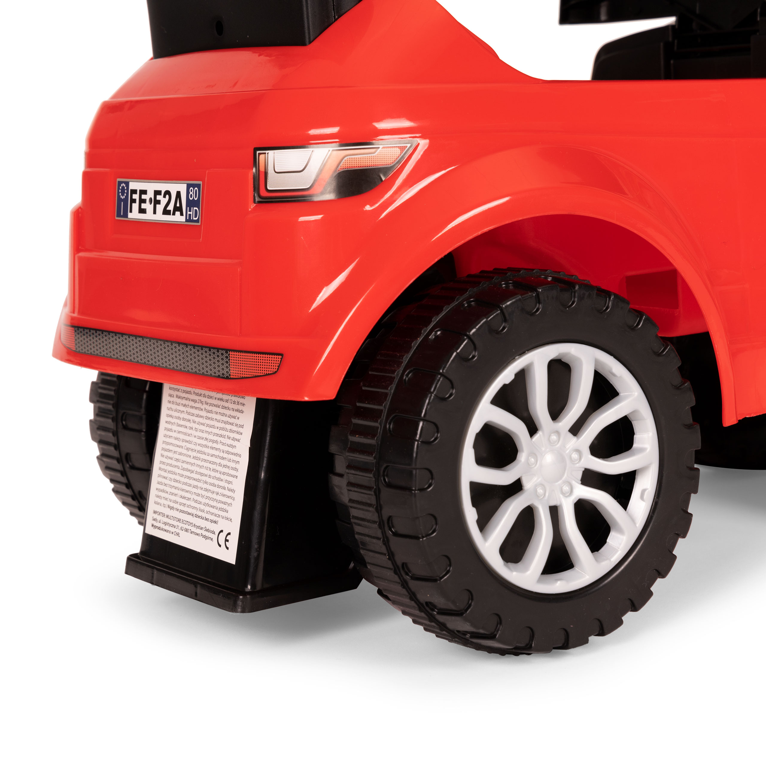 Paspiriamas automobilis range rover garsais, raudonas
