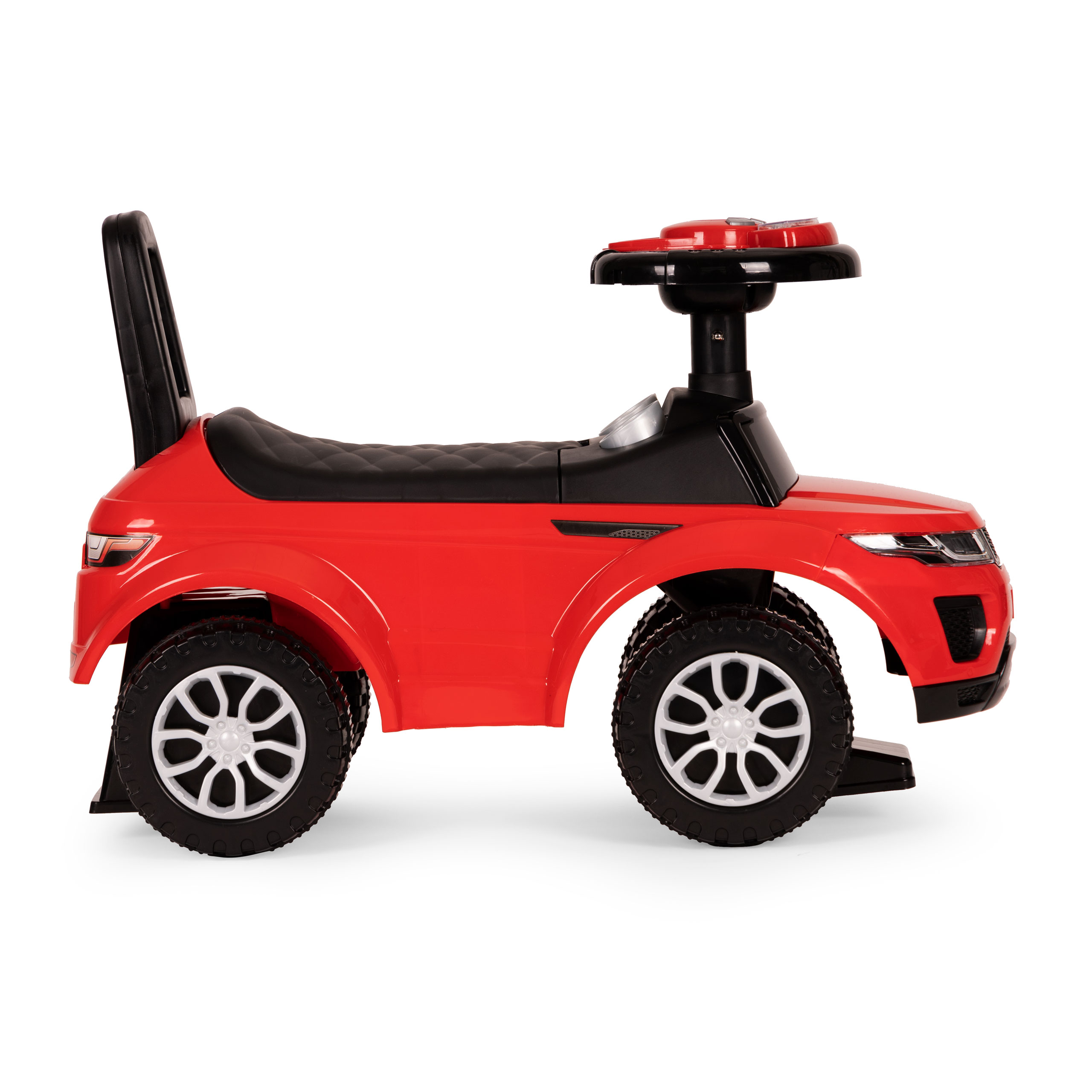 Paspiriamas automobilis range rover garsais, raudonas