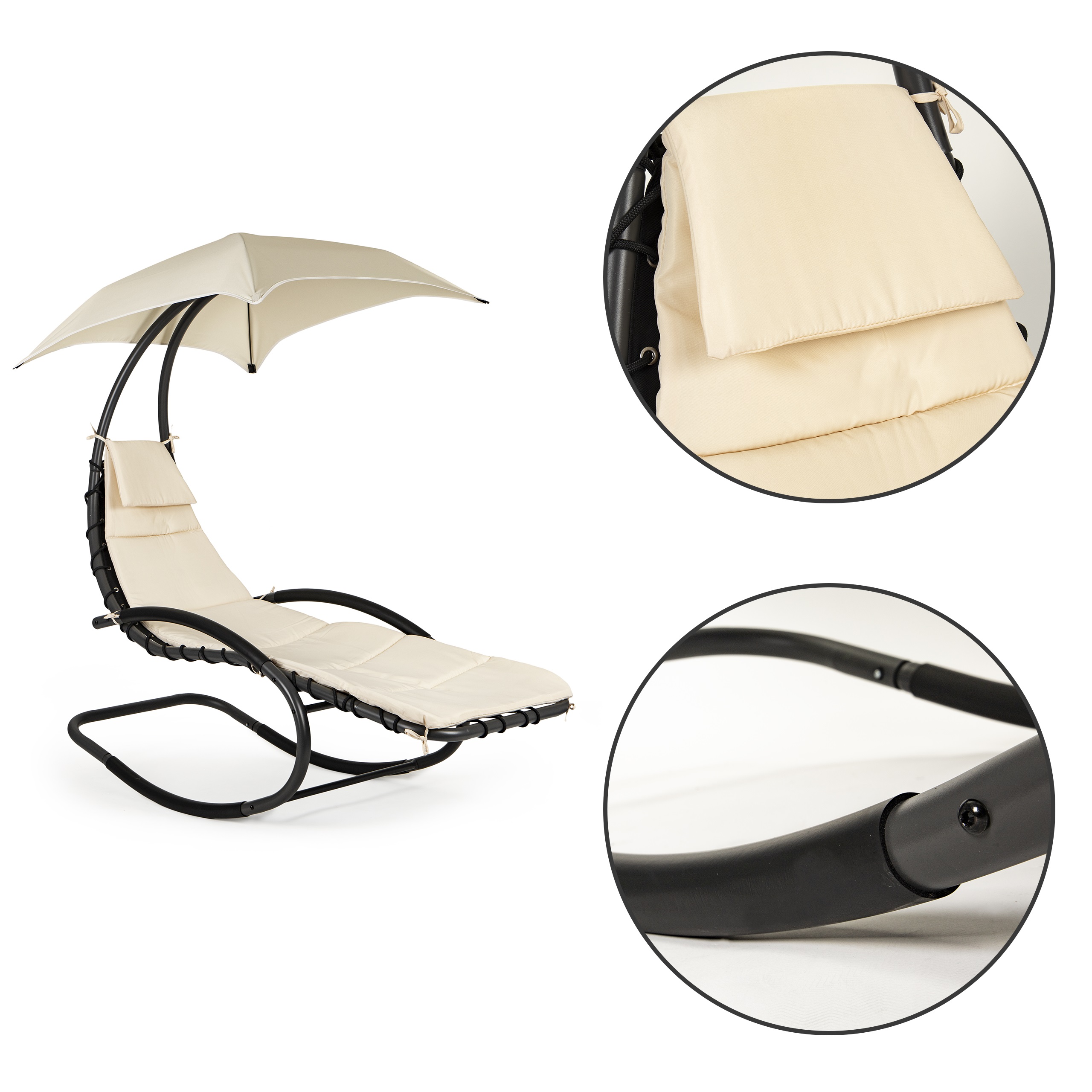 Modernus sodo gultas 170x82x85 cm