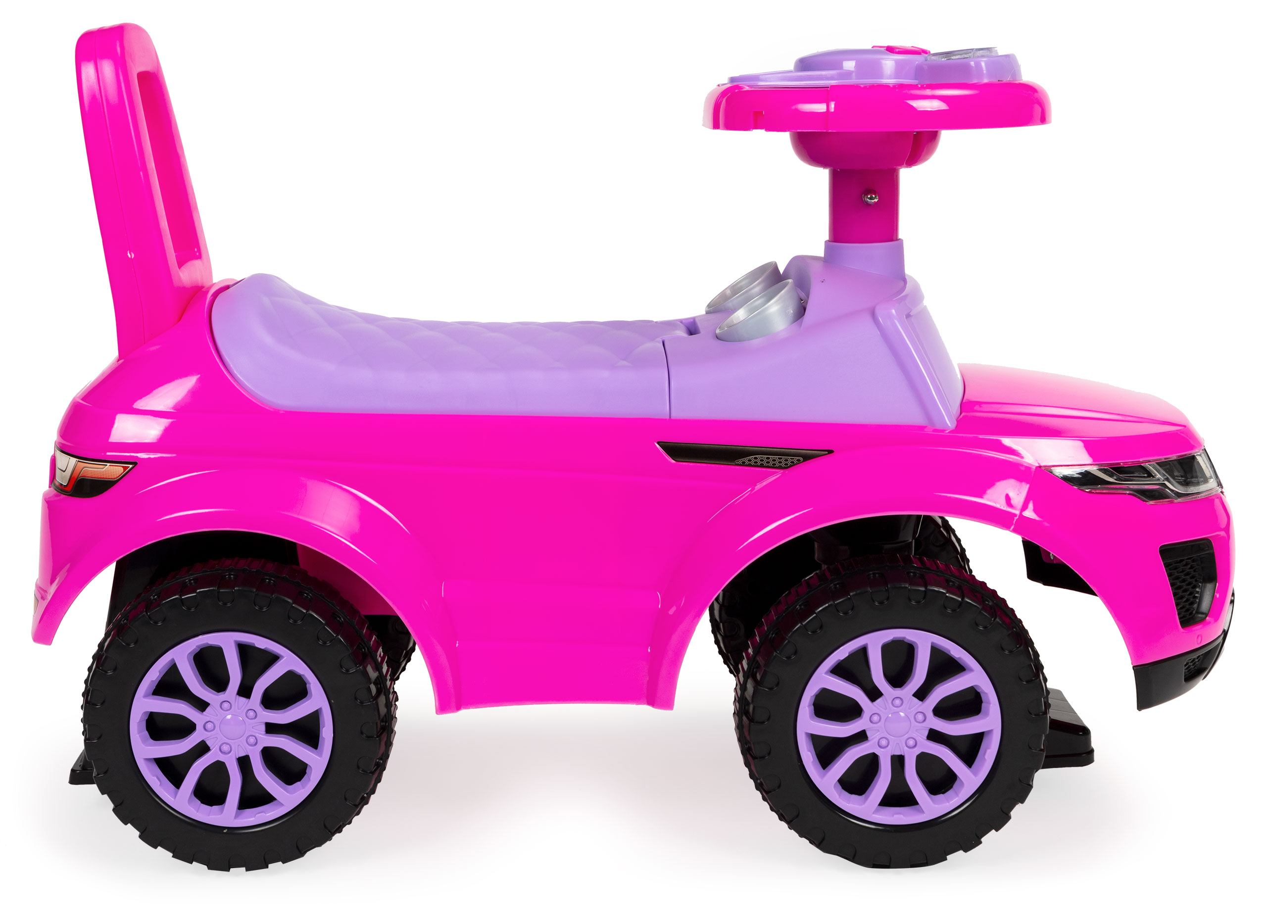 Paspiriama mašinėlė su garsais ecotoys, rožinė
