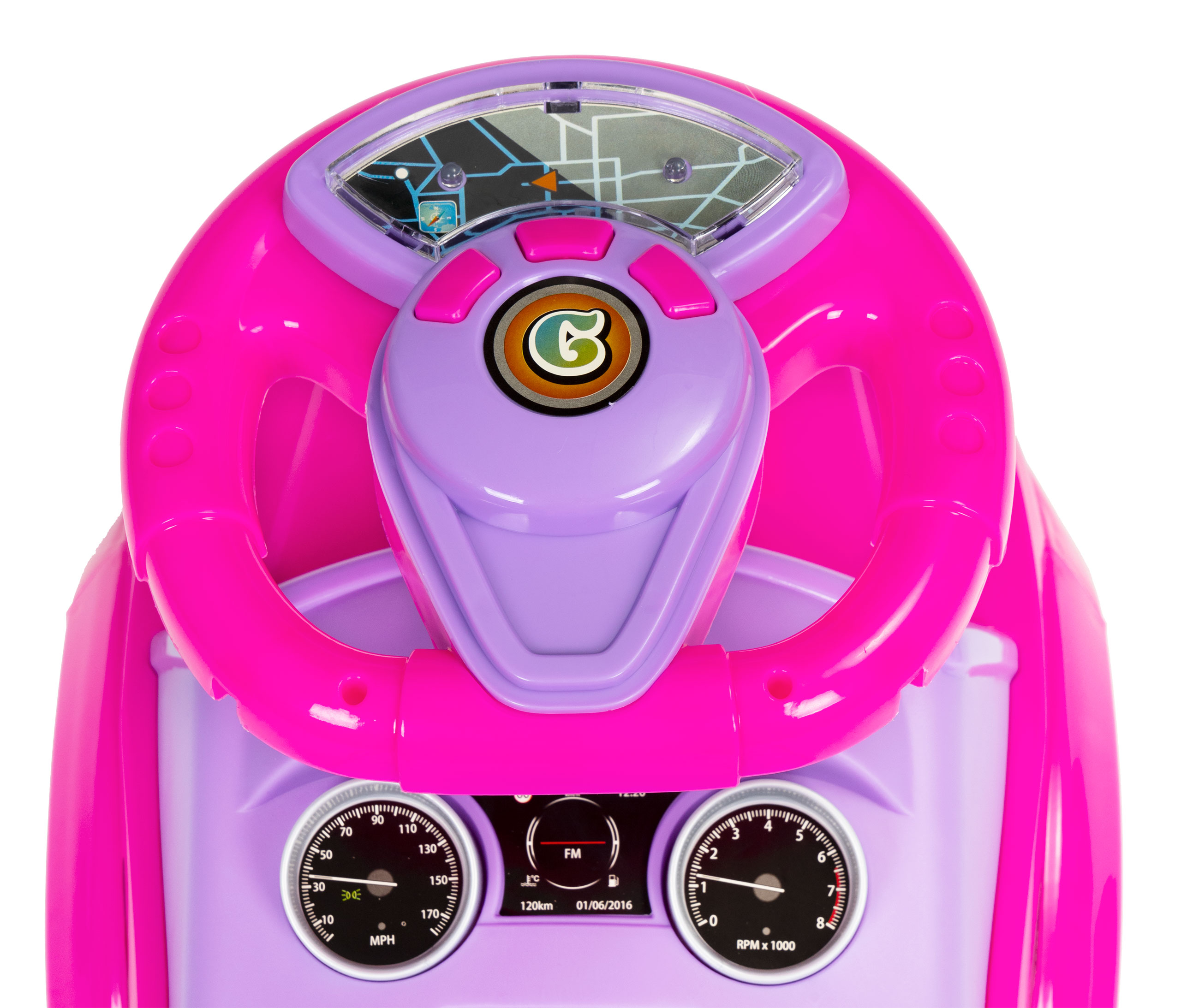 Paspiriama mašinėlė su garsais ecotoys, rožinė