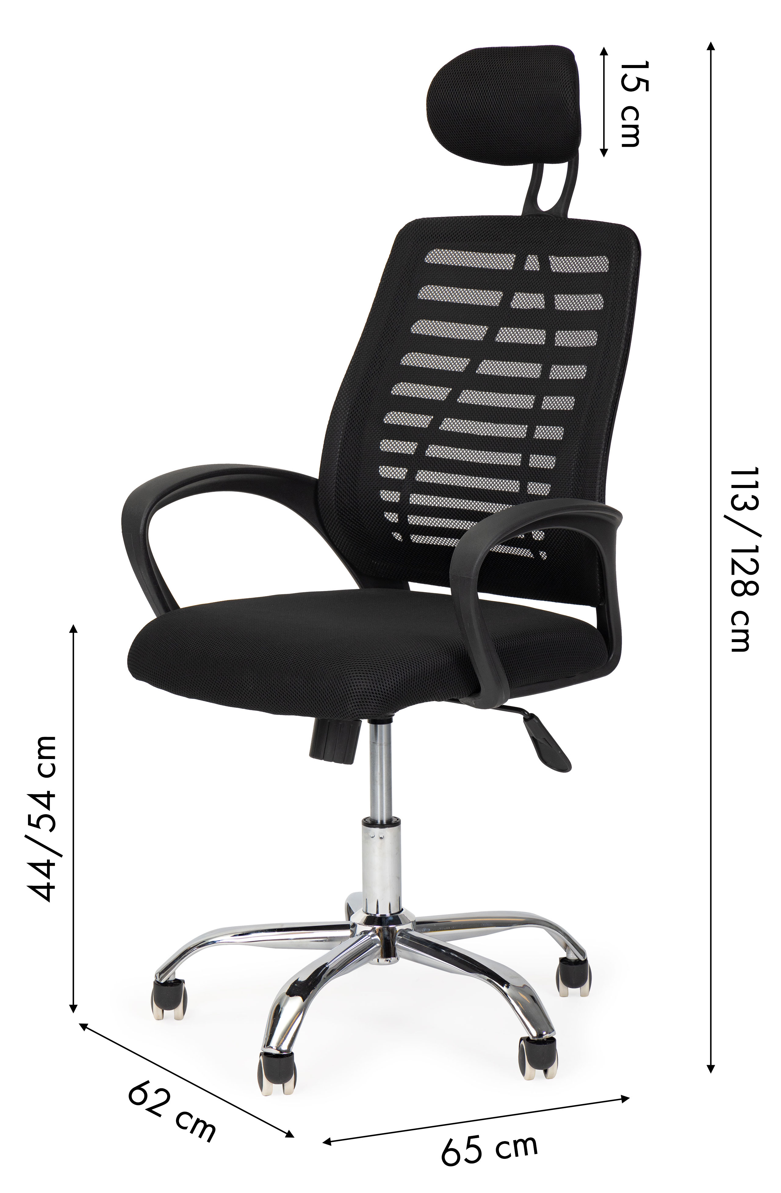 Biuro kėdė ModernHome OC-021, juoda