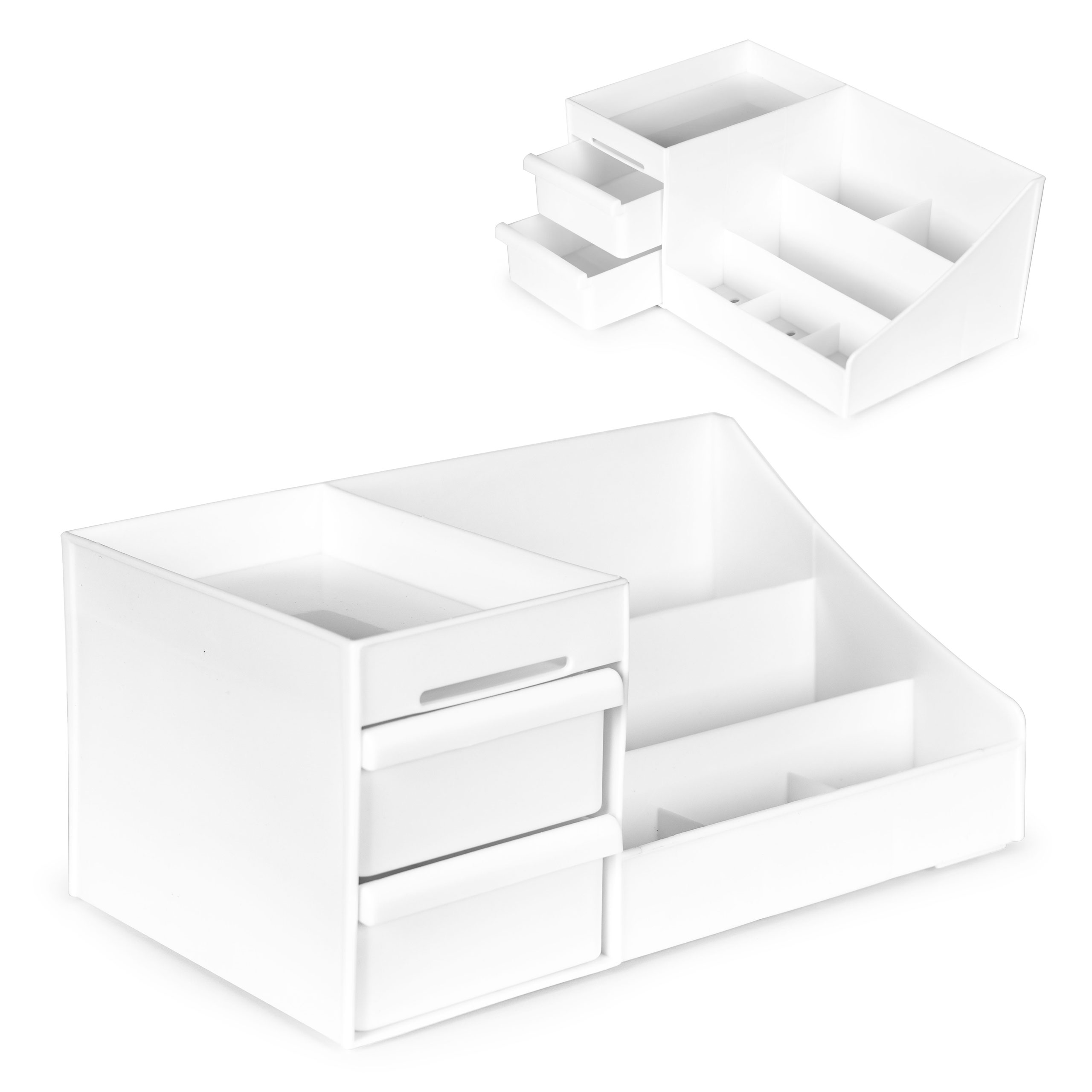 Universalus modernhome plastikinis organizatorius su stalčiais, 26.5x16x11.5 cm