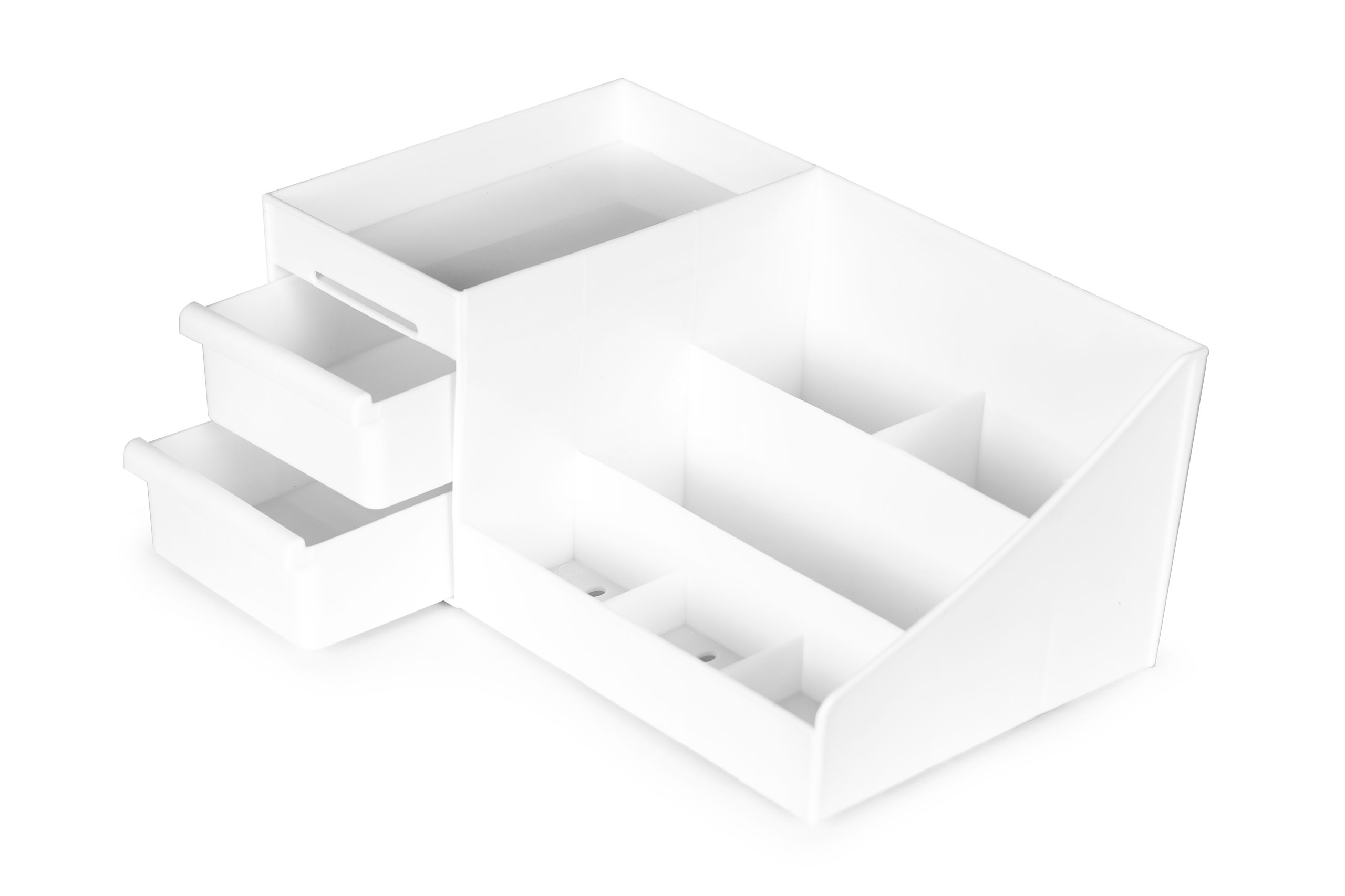 Universalus modernhome plastikinis organizatorius su stalčiais, 26.5x16x11.5 cm