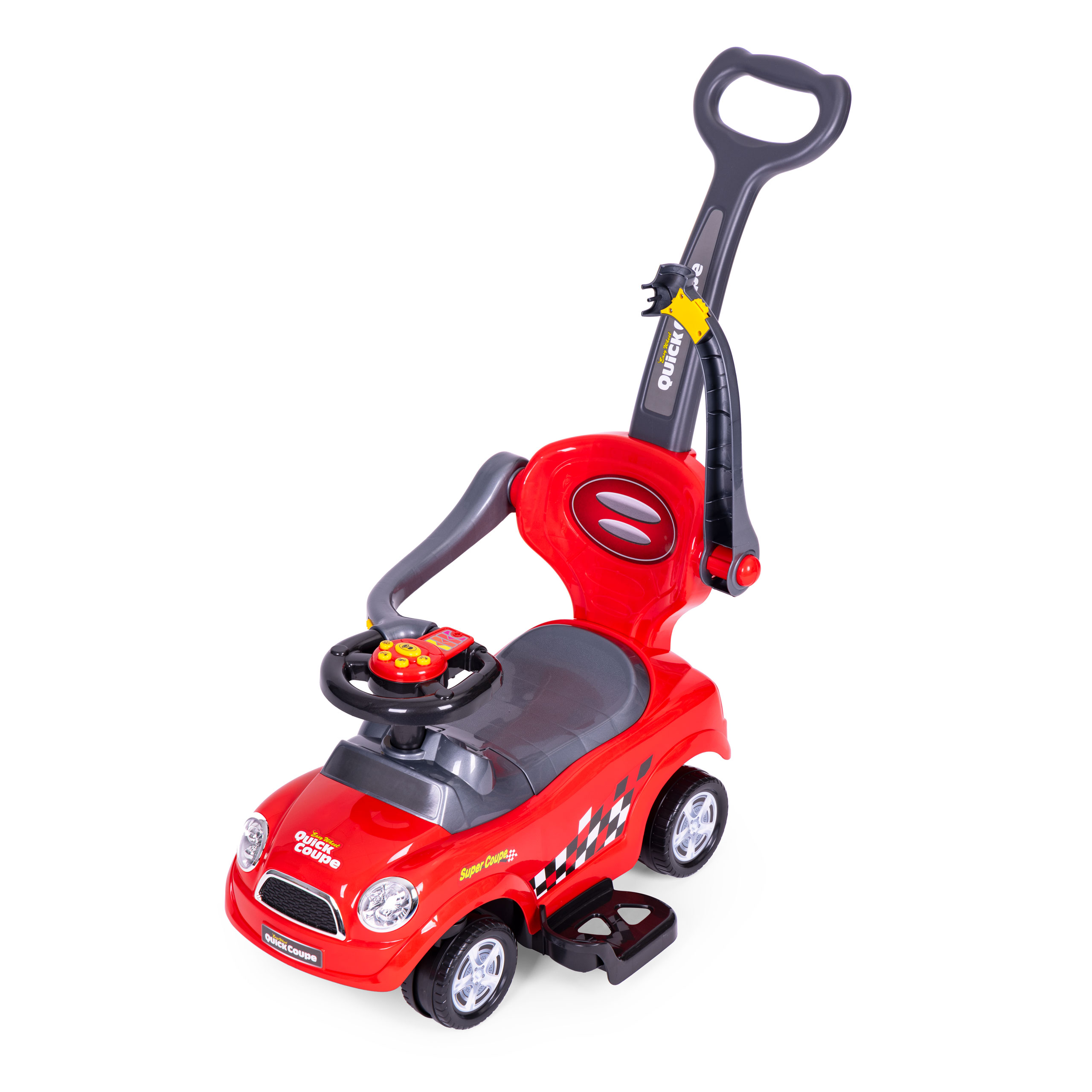 Paspiriama mašinėlė EcoToys 3in1, raudona