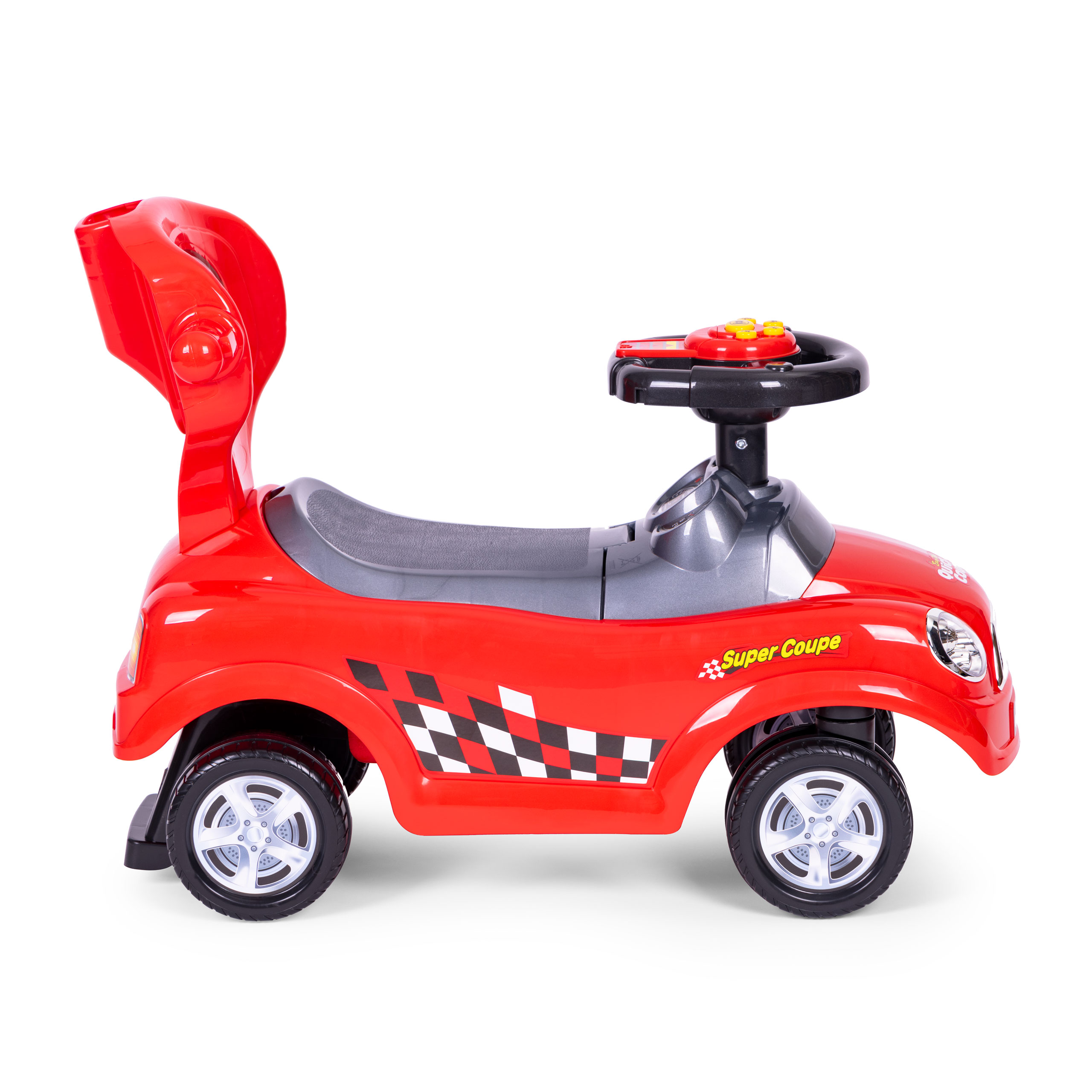 Paspiriama mašinėlė EcoToys 3in1, raudona