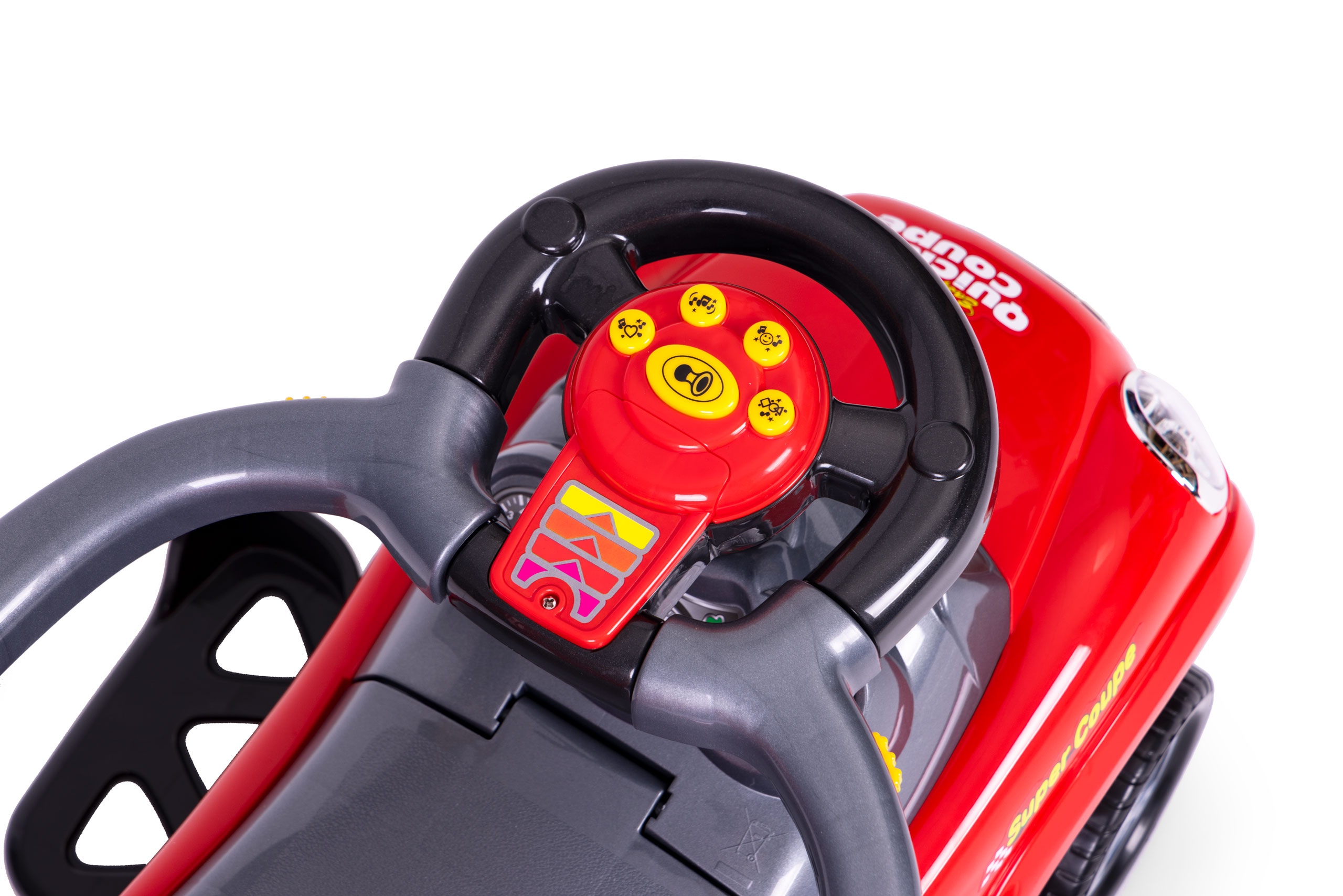 Paspiriama mašinėlė EcoToys 3in1, raudona