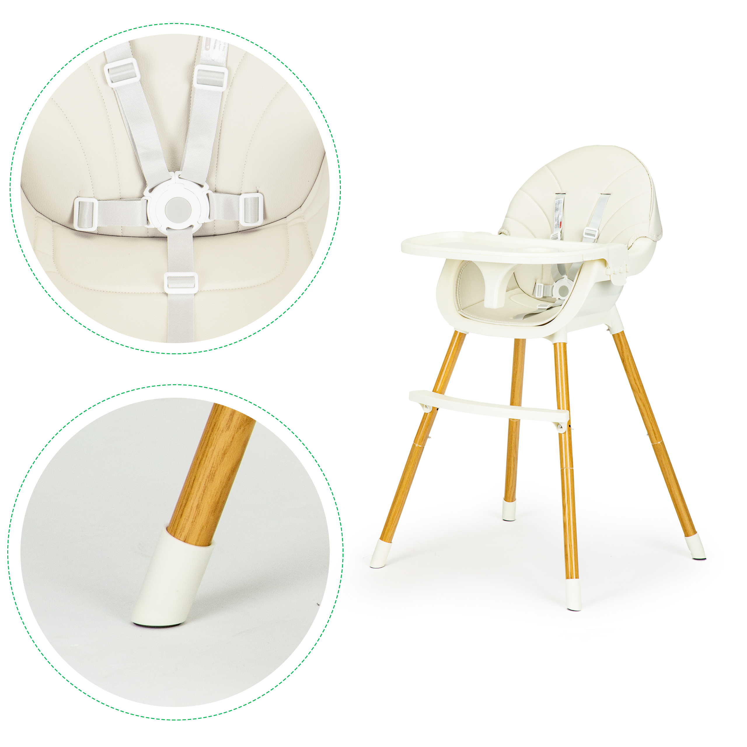 Ecotoys 2-in-1 maitinimo kėdutė