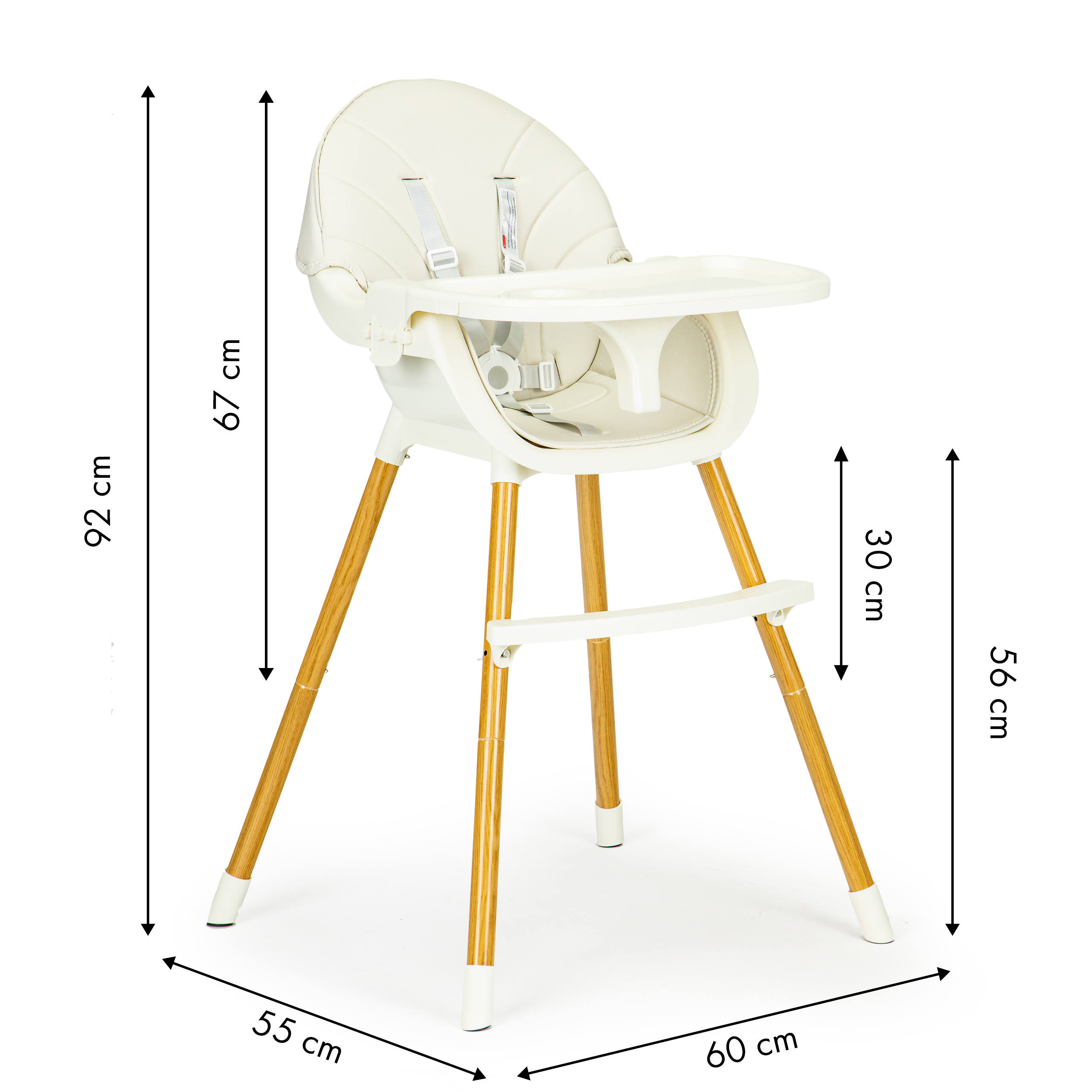Ecotoys 2-in-1 maitinimo kėdutė
