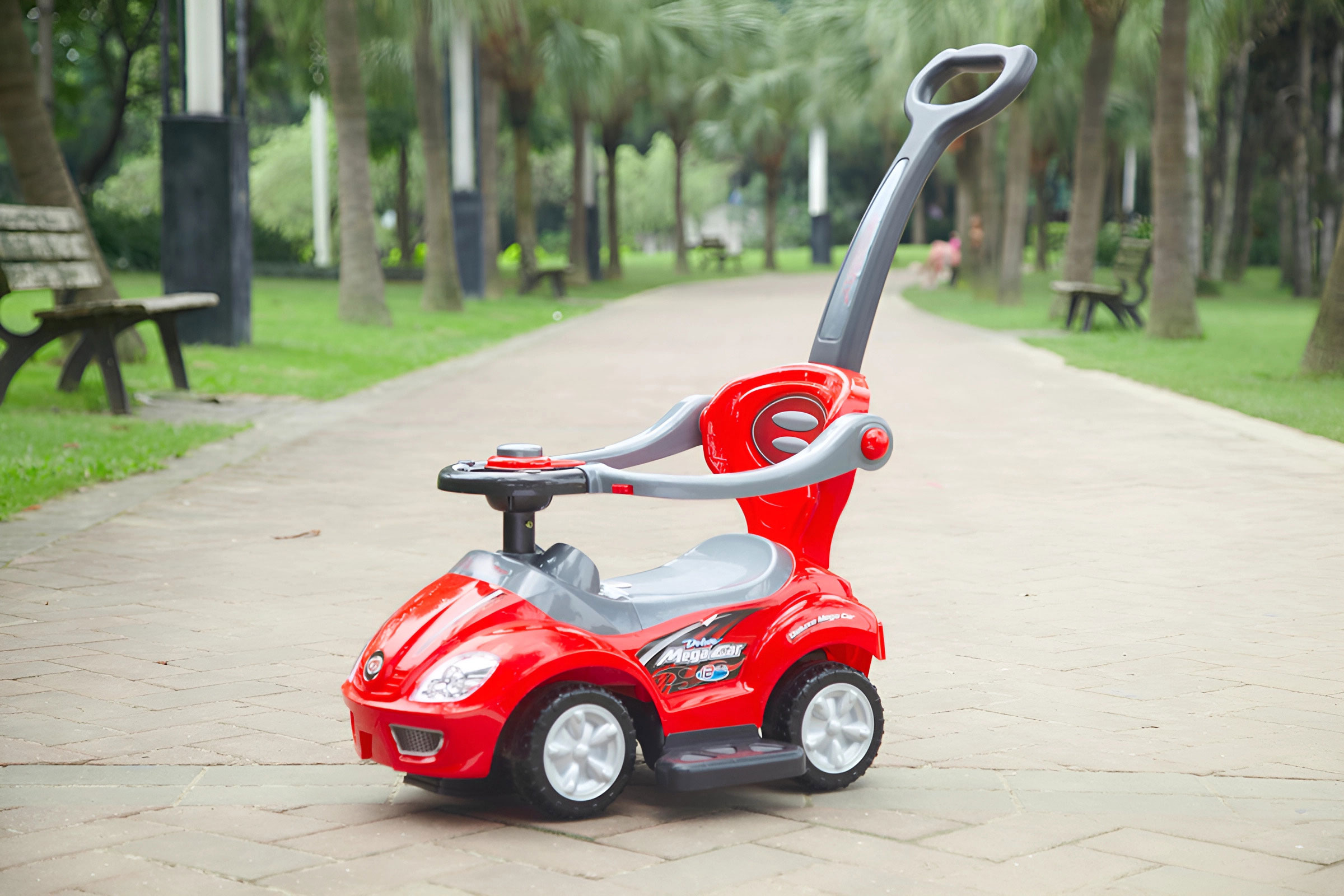 Paspiriama mašinėlė Multistore Deluxe 3in1, raudona