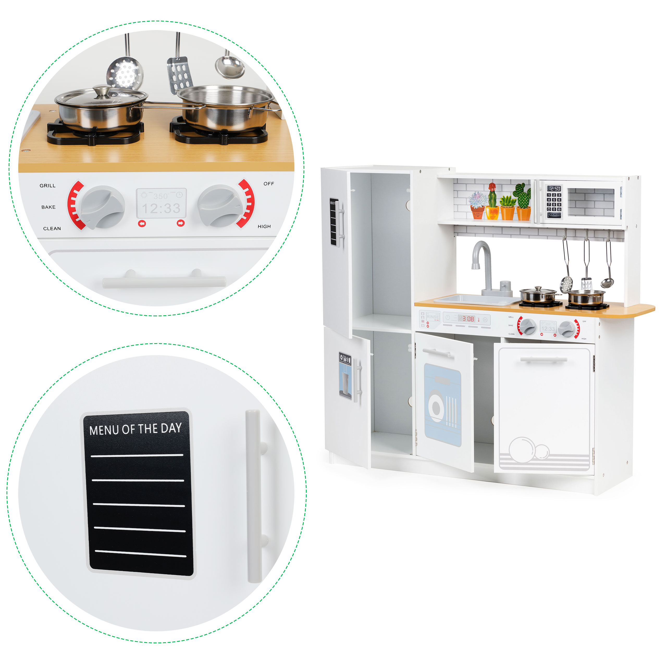 Medinė virtuvėlė Ecotoys