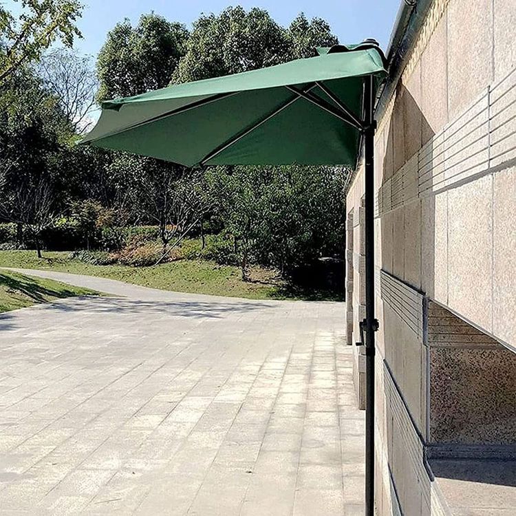 Pusinis skėtis 2.7 m green