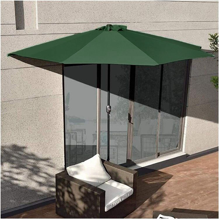 Pusinis skėtis 2.7 m green