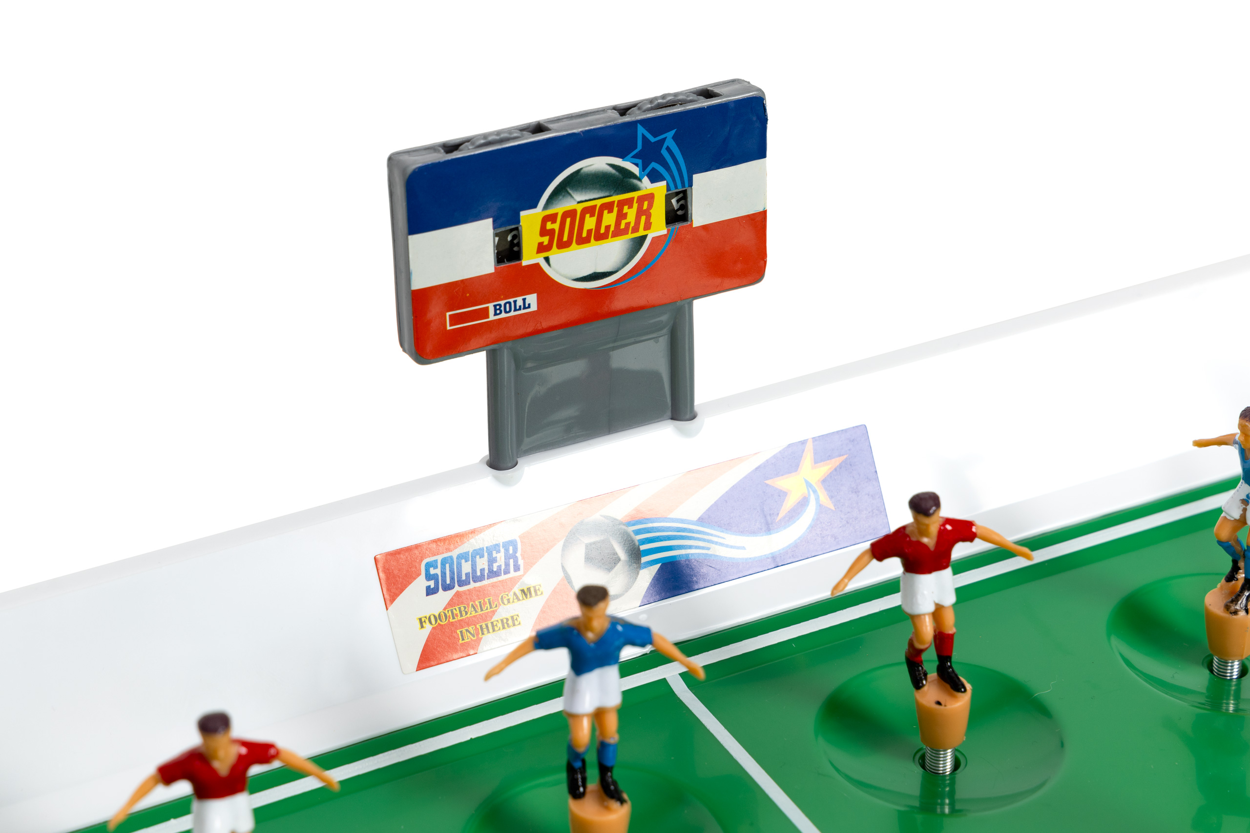 Stalo futbolas vaikams su rezultatų lentele ir lipdukais 51x37 cm